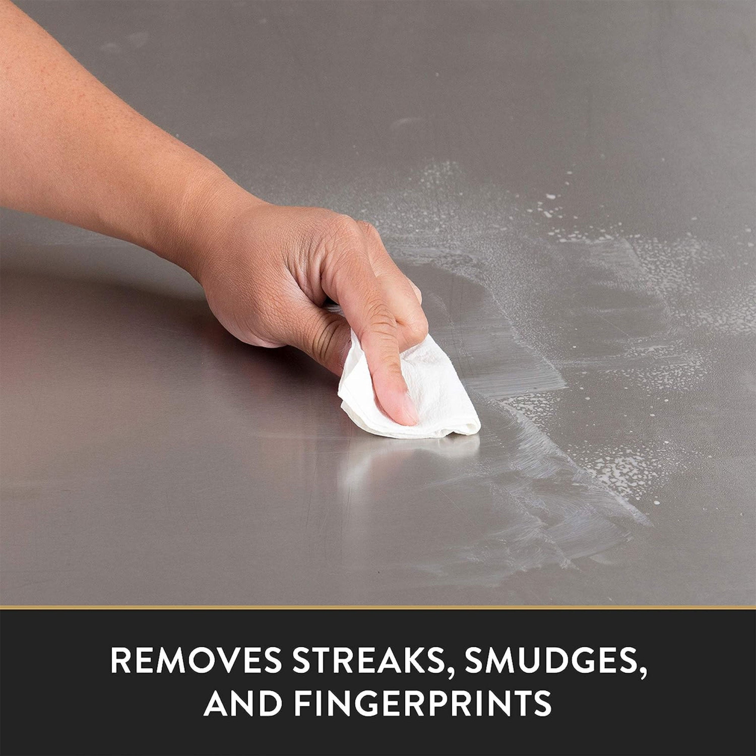 Nettoyant et poli pour surface en acier inoxydable John Boos All Natural, bouteille de 8 oz