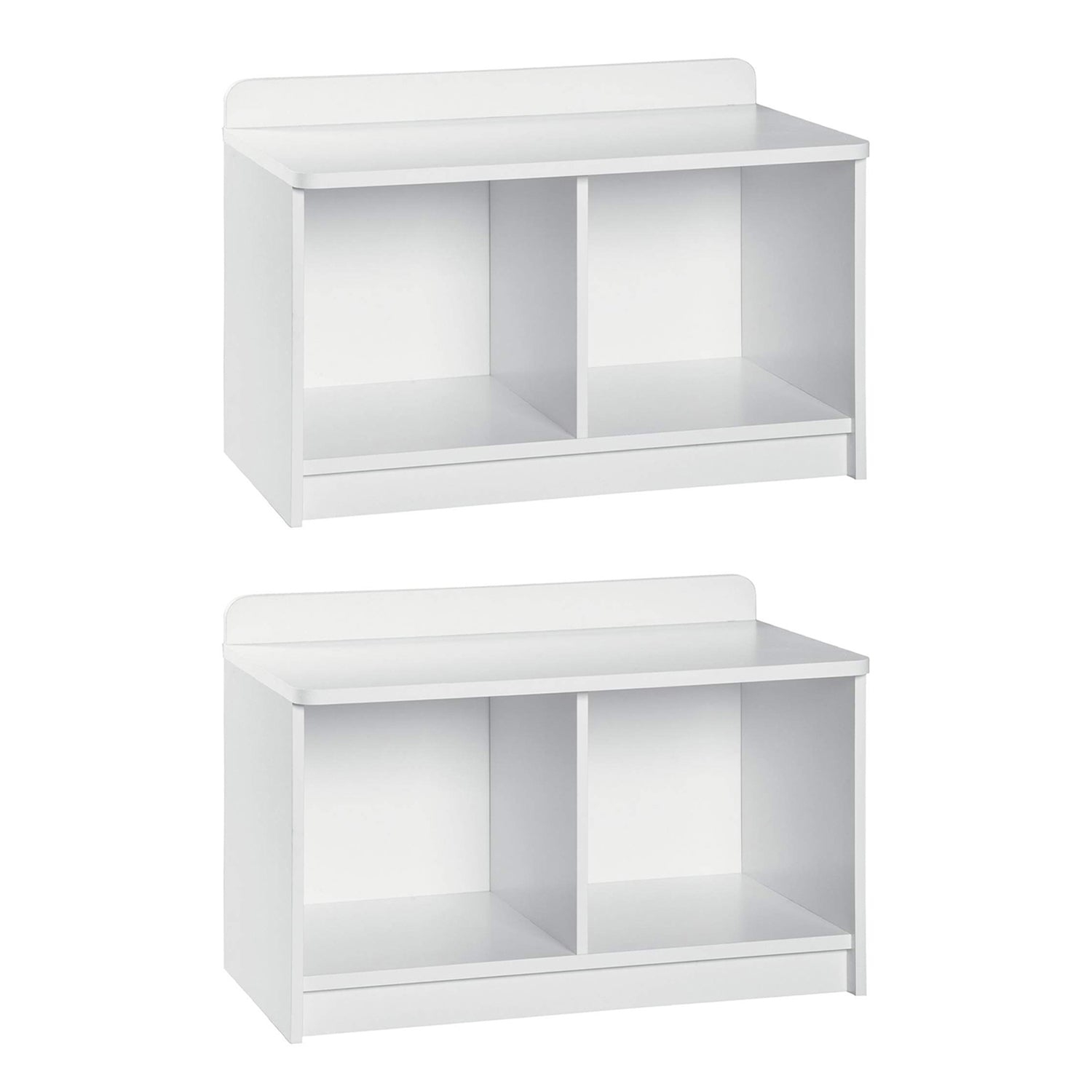 ClosetMaid Cubeical 149400 Heavy Duty Wood 2-Cube Storage Bench, White
