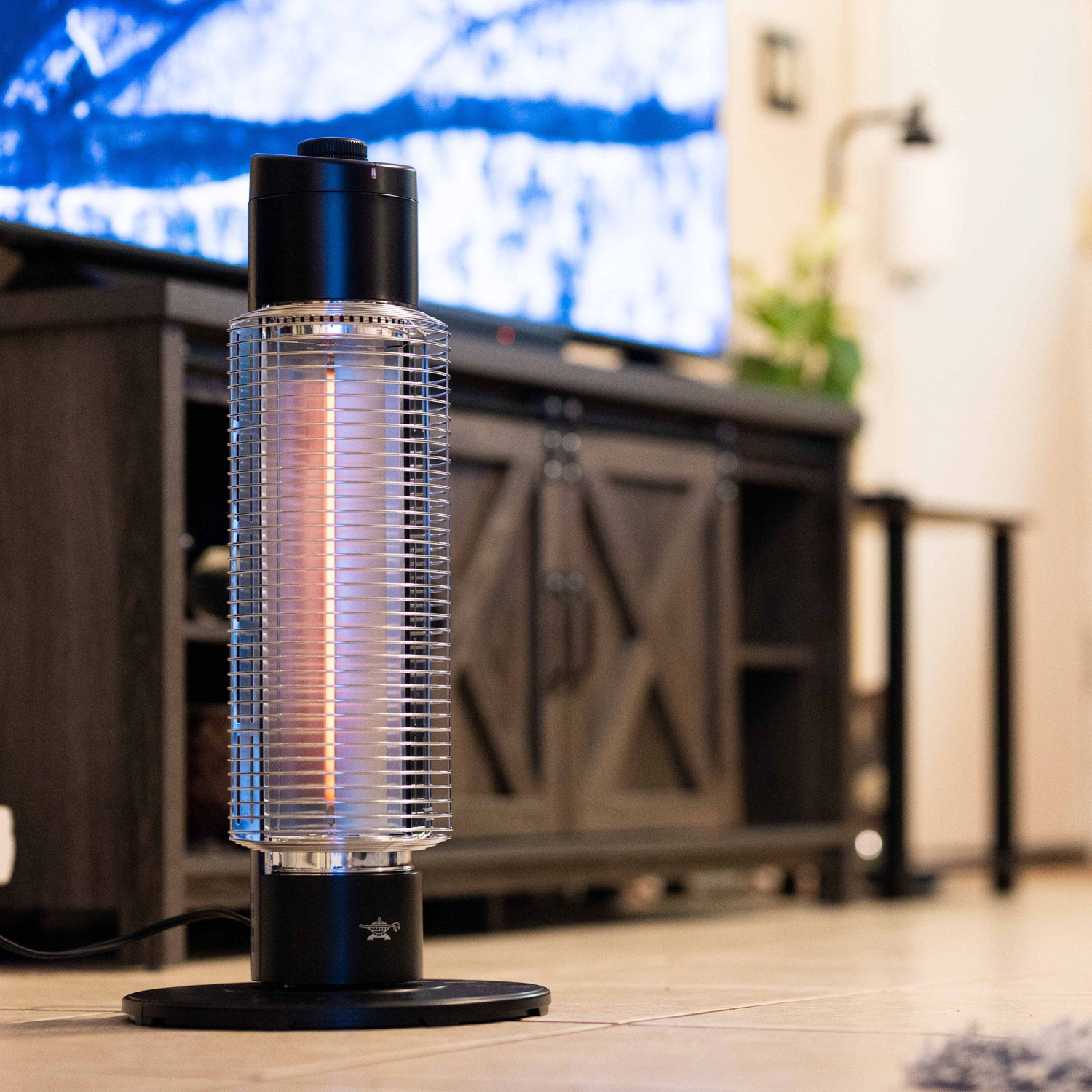 Sengoku – radiateur vertical portatif HeatMate Instant Graphite, moyen, noir