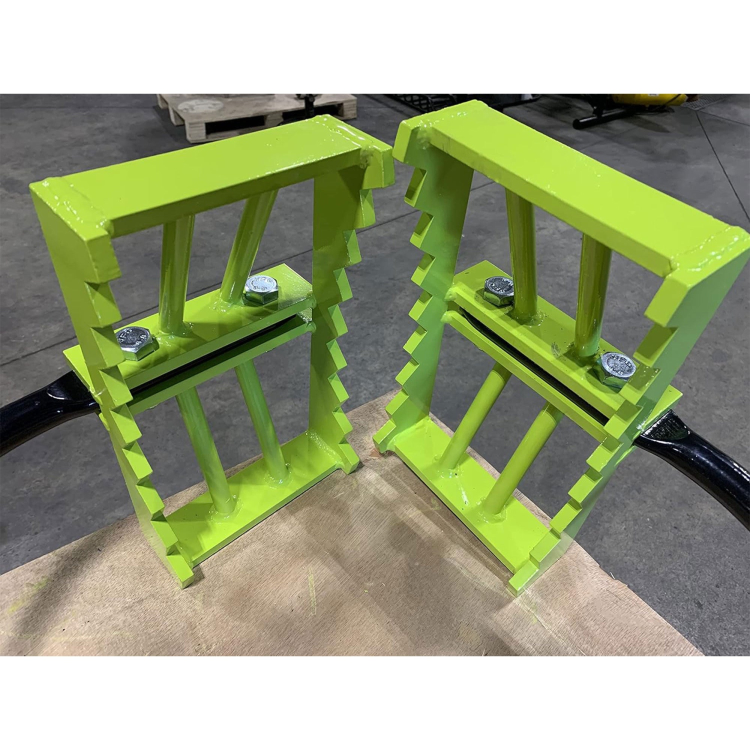 Pinces Rock Tuff en métal à revêtement pulvérisé, capacité de 1.100 lb, vert