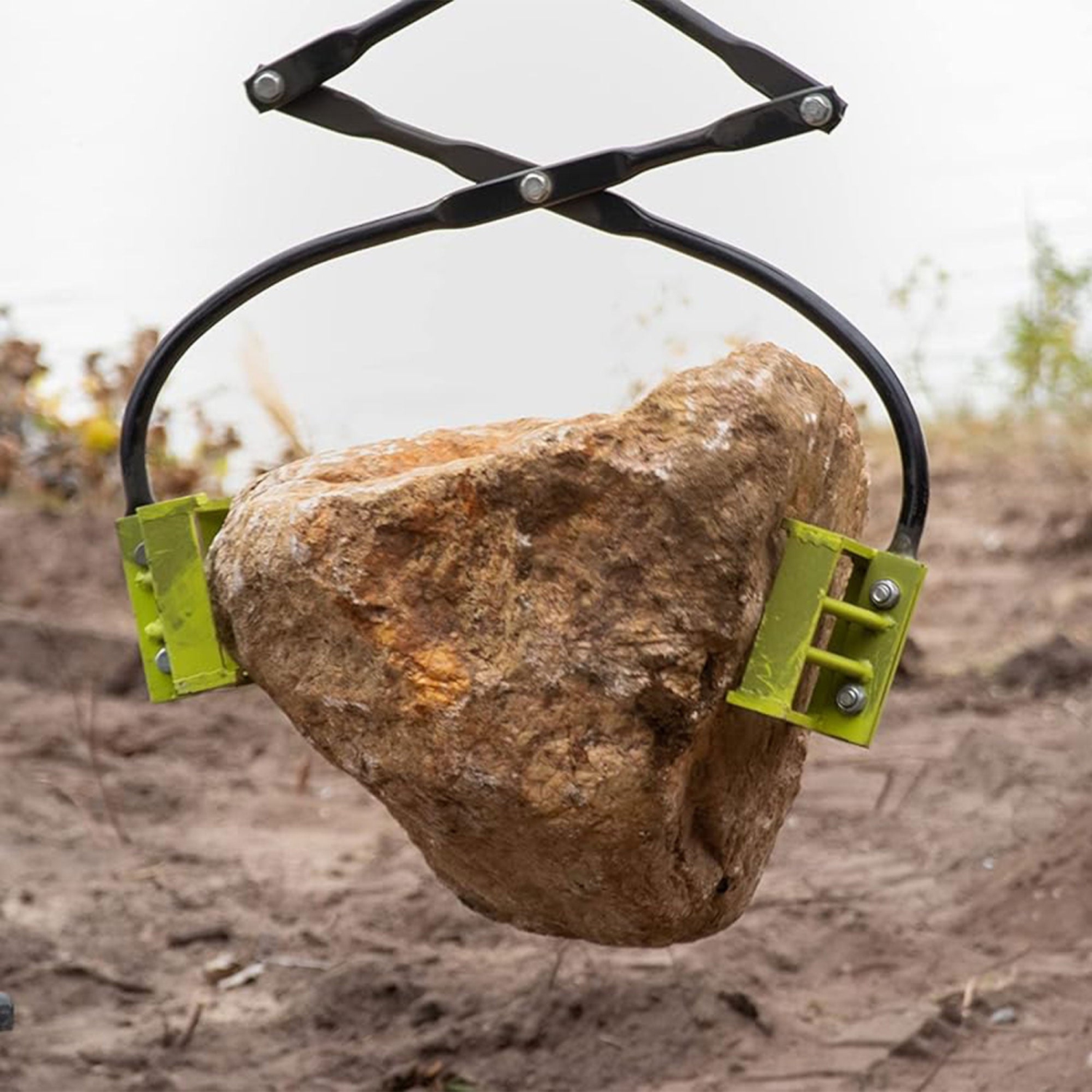 Pinces Rock Tuff en métal à revêtement pulvérisé, capacité de 1.100 lb, vert