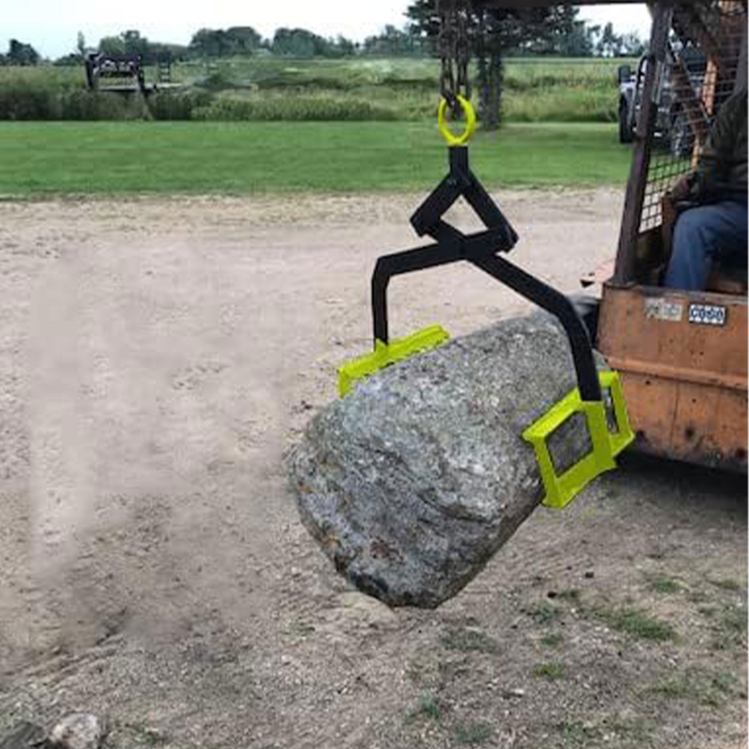 Pinces Rock Tuff en métal à revêtement pulvérisé, capacité de 1.100 lb, vert