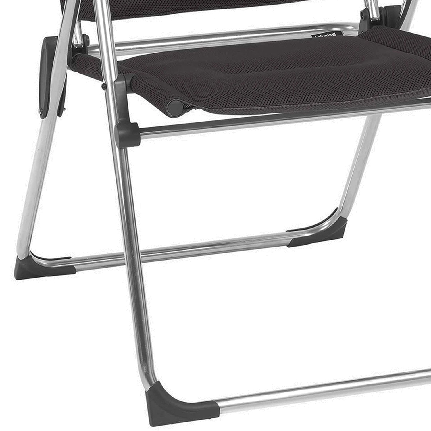 Fauteuil de camping inclinable pliable rembourré en filet Lafuma ALU Cham, ACIER