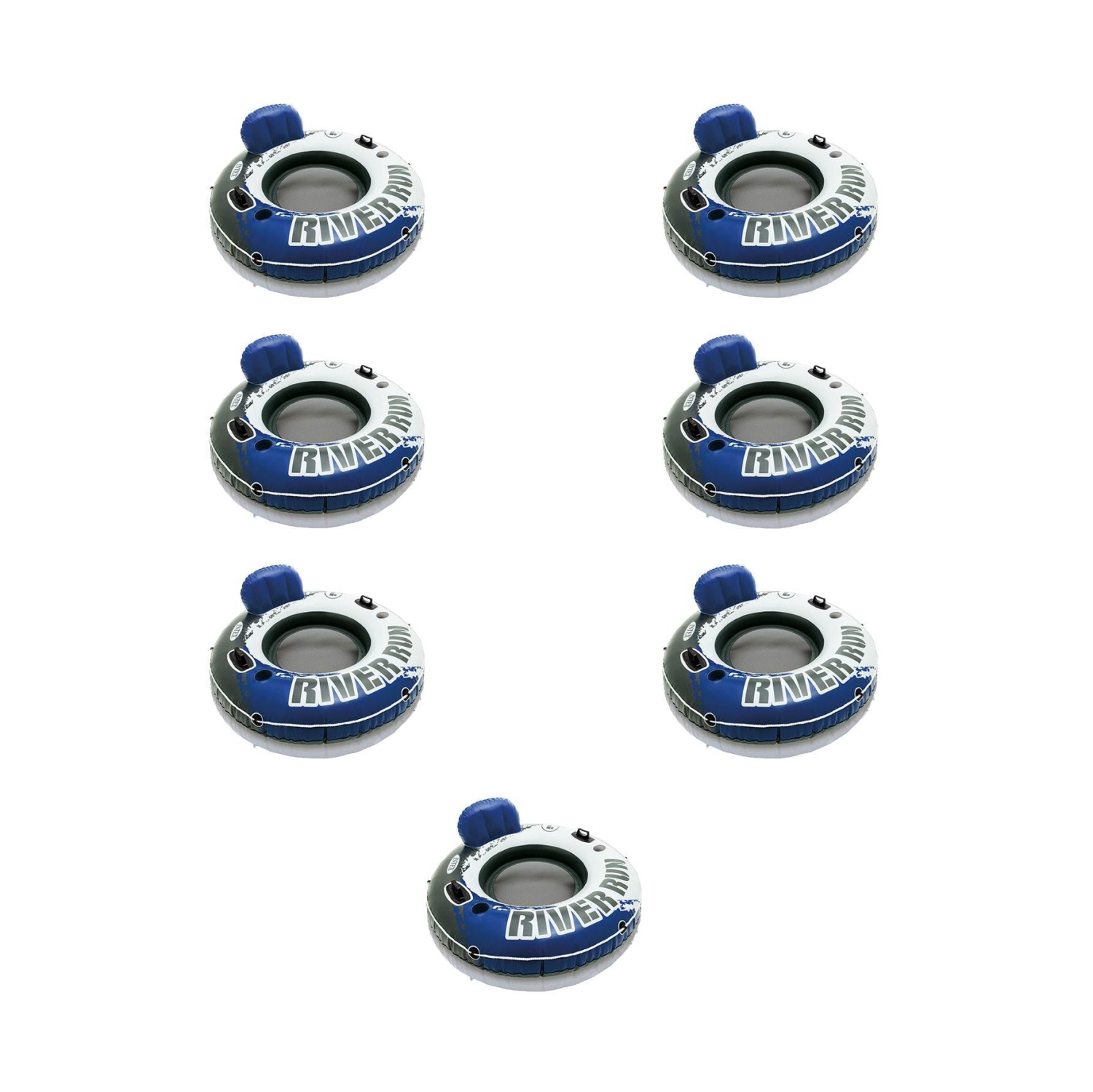 Flotteur gonflable pour 1&nbsp;personnes River Run d'Intex, lac/piscine/radeau