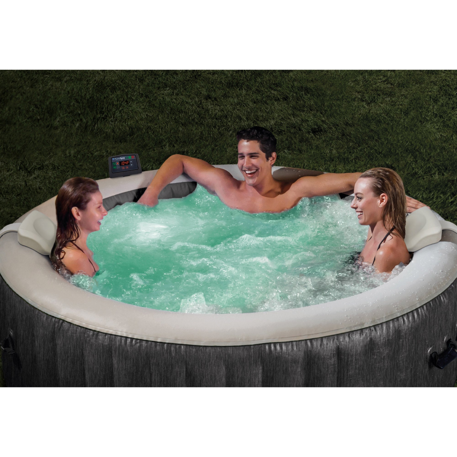Spa gonflable portatif pour 6 personnes PureSpa plus avec 170 jets d'Intex