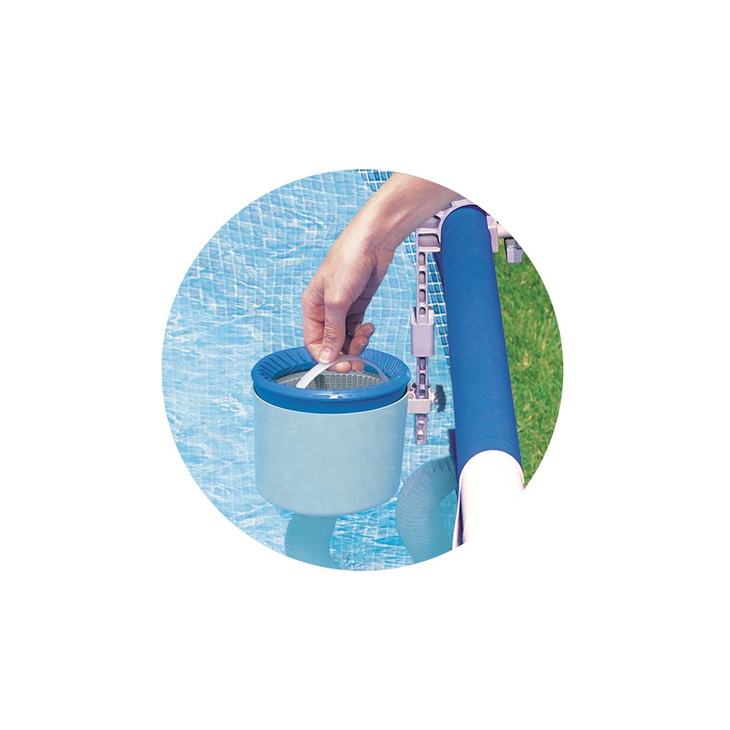 Système d'eau salée Intex pour piscine avec écumoire murale de piscine fixée par Intex