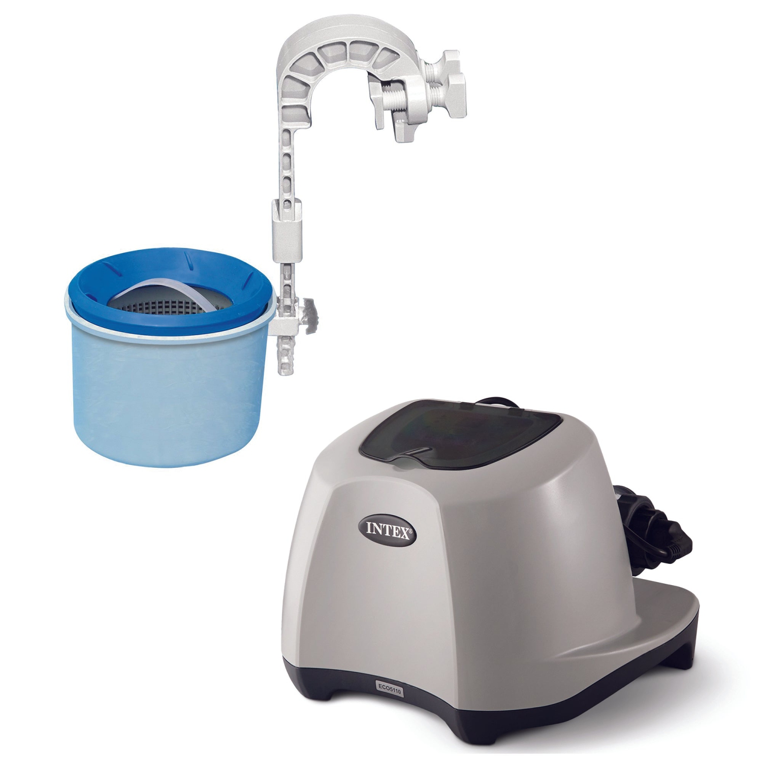 Système d'eau salée Intex pour piscine avec écumoire murale de piscine fixée par Intex