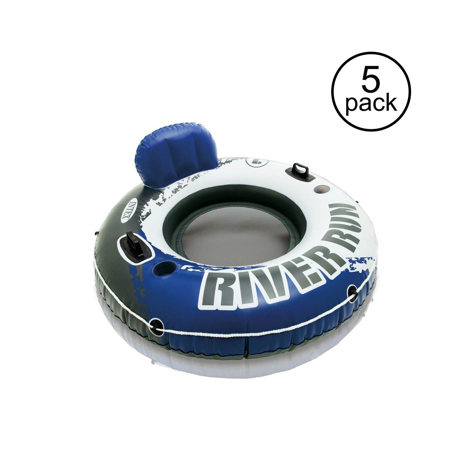 Flotteur gonflable pour 1&nbsp;personnes River Run d'Intex, lac/piscine/radeau