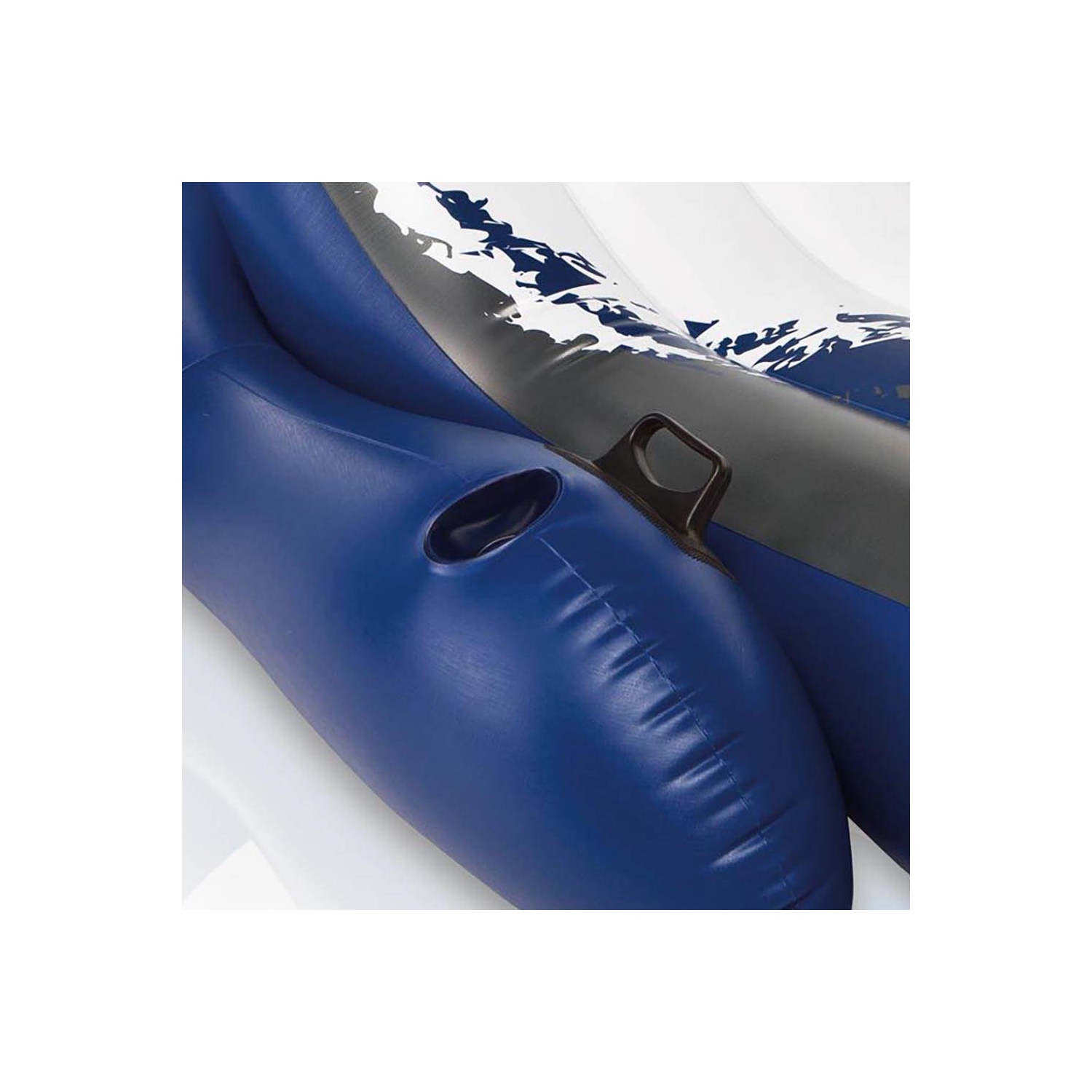 Intex Inflatable Floating Lounge Pool Recliner Chair with Cup Holders