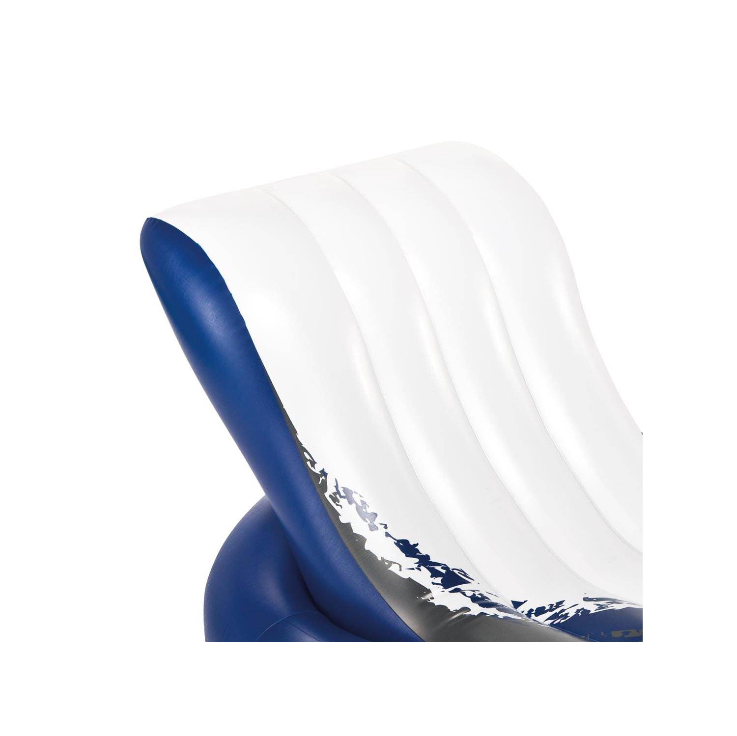 Intex Inflatable Floating Lounge Pool Recliner Chair with Cup Holders