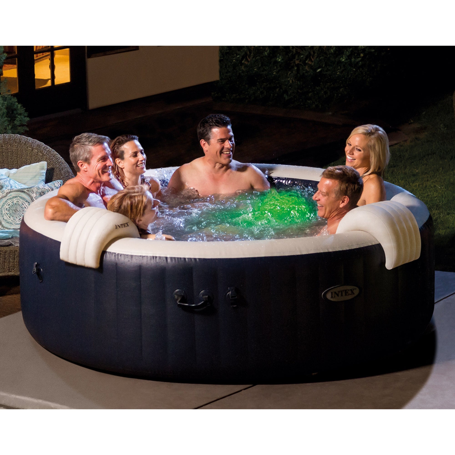 Intex PureSpa Plus Inflatable Bubble Jet Hot Tub & Replacement Filters