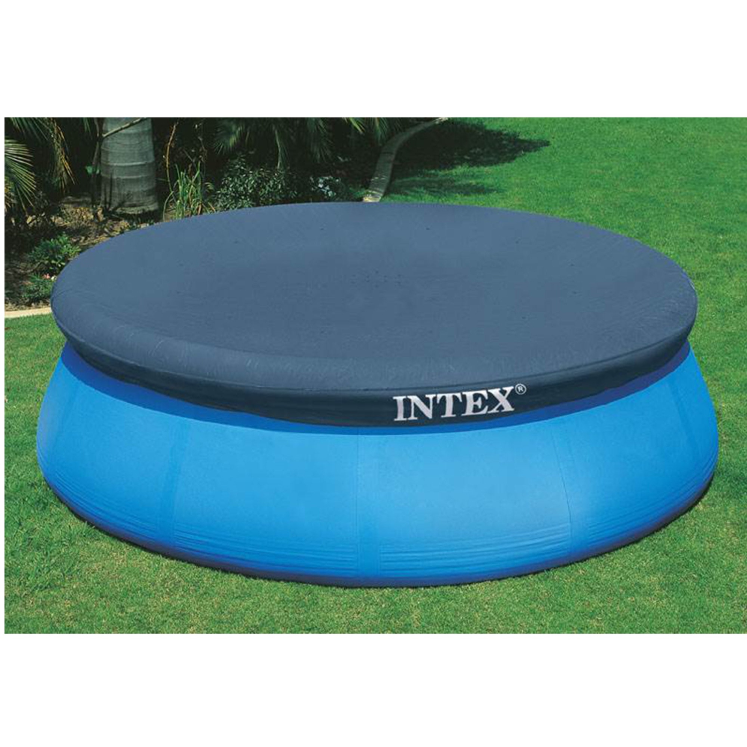 Intex – toile ronde en vinyle pour bâche de piscine Easy Set de 15 pi, 2/pqt