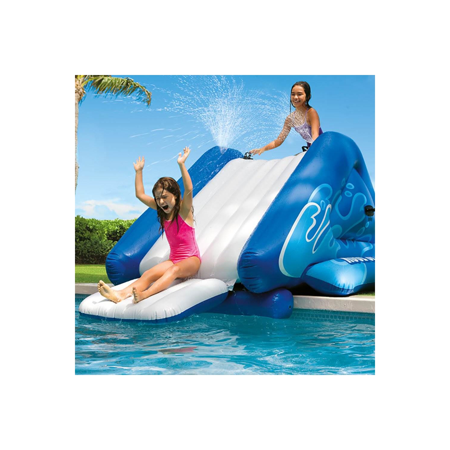 Glissade d'eau gonflable pour piscine Kool Splash d'Intex