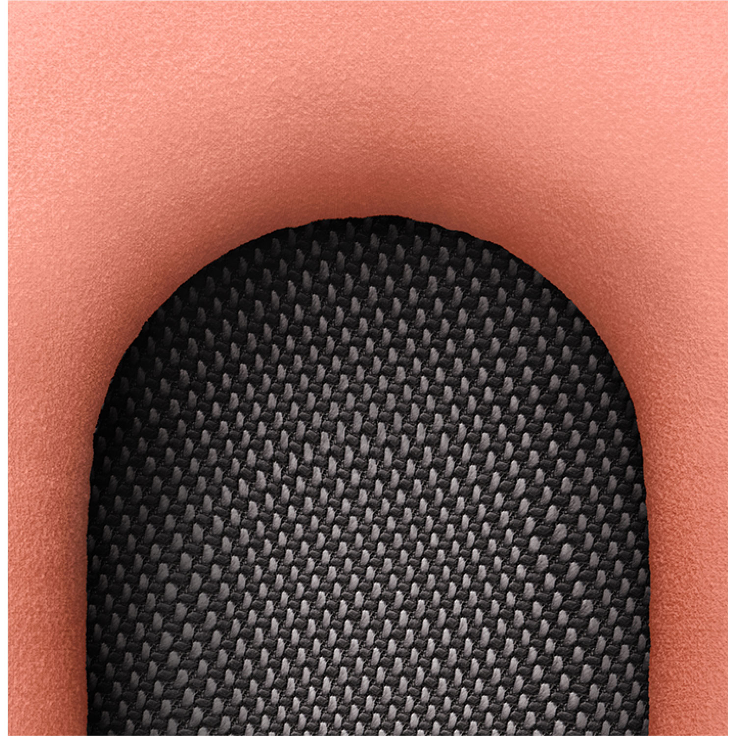 Coussinet d'oreille en microfibre OnTrac de Dyson - Rose nacré