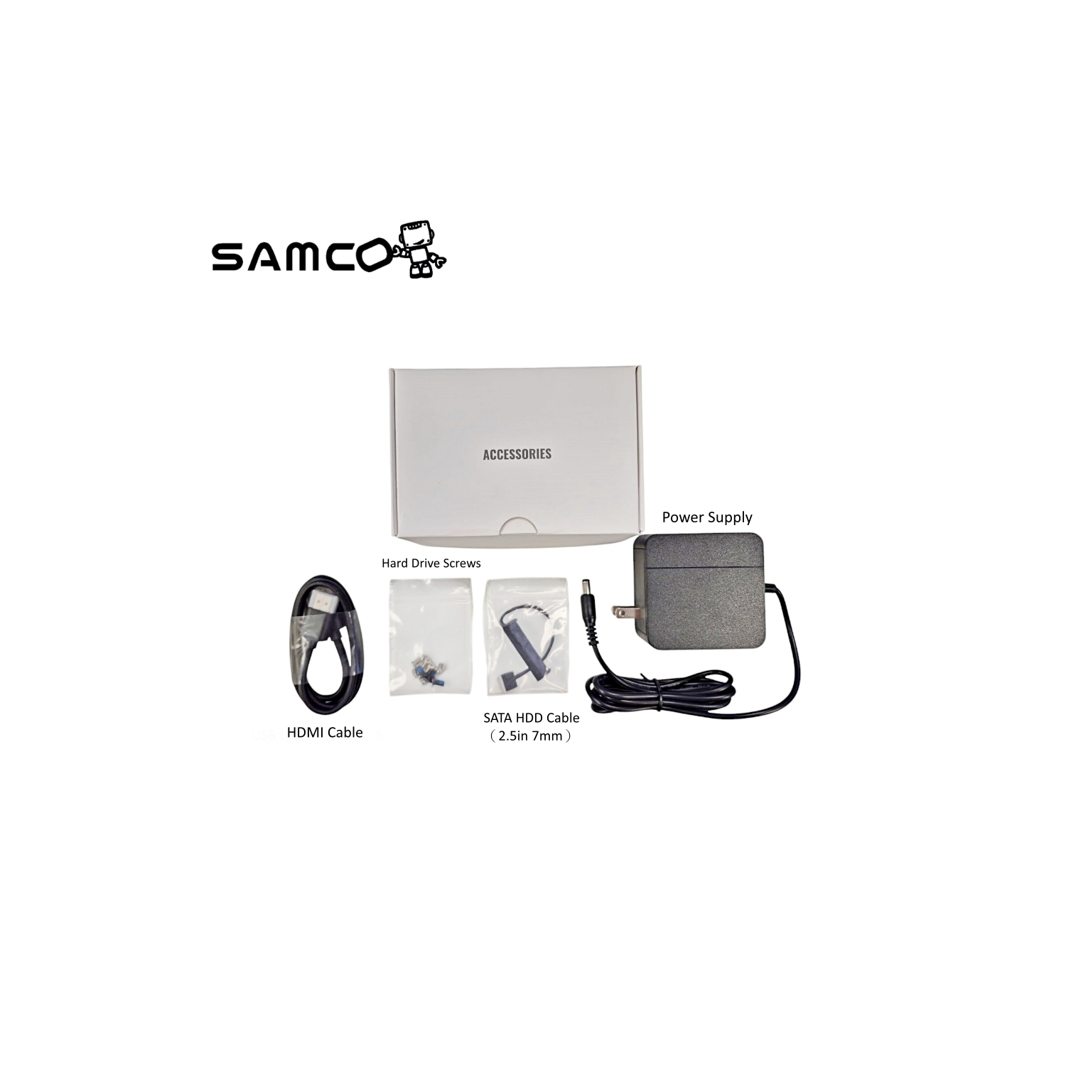 Samco GT01-760 Mini Desktop PC Intel Core 11th Gen i7-11390H 16GB RAM 512GB SSD Wi-Fi 6 BT 5.0 Windows 11 Pro