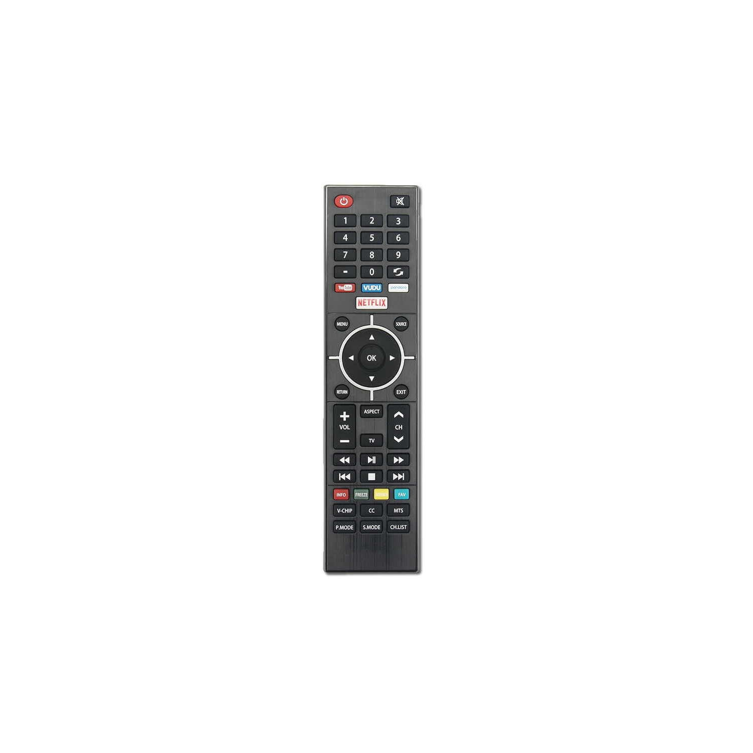 New Remote Control Use for Westinghouse Smart UHD 4K TV WE50UB4417 WE55UB4417 WD40FB2530 WE55UDT108 With VUDU Pandora Controller