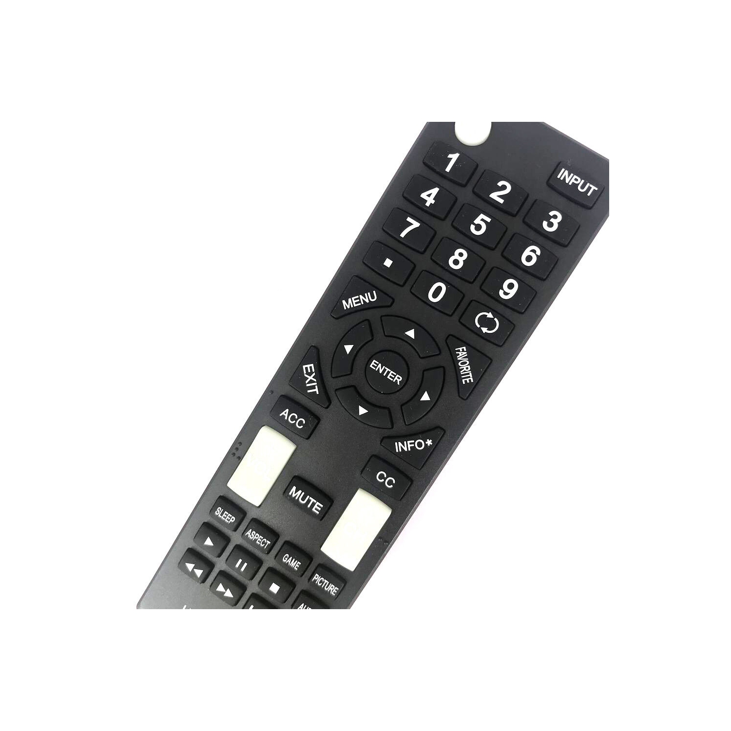Télécommande universelle de remplacement compatible avec tous les TÉLÉVISEURS HD DEL-ACL d'Insignia NS-RC4NA-18 NS-32D311NA17