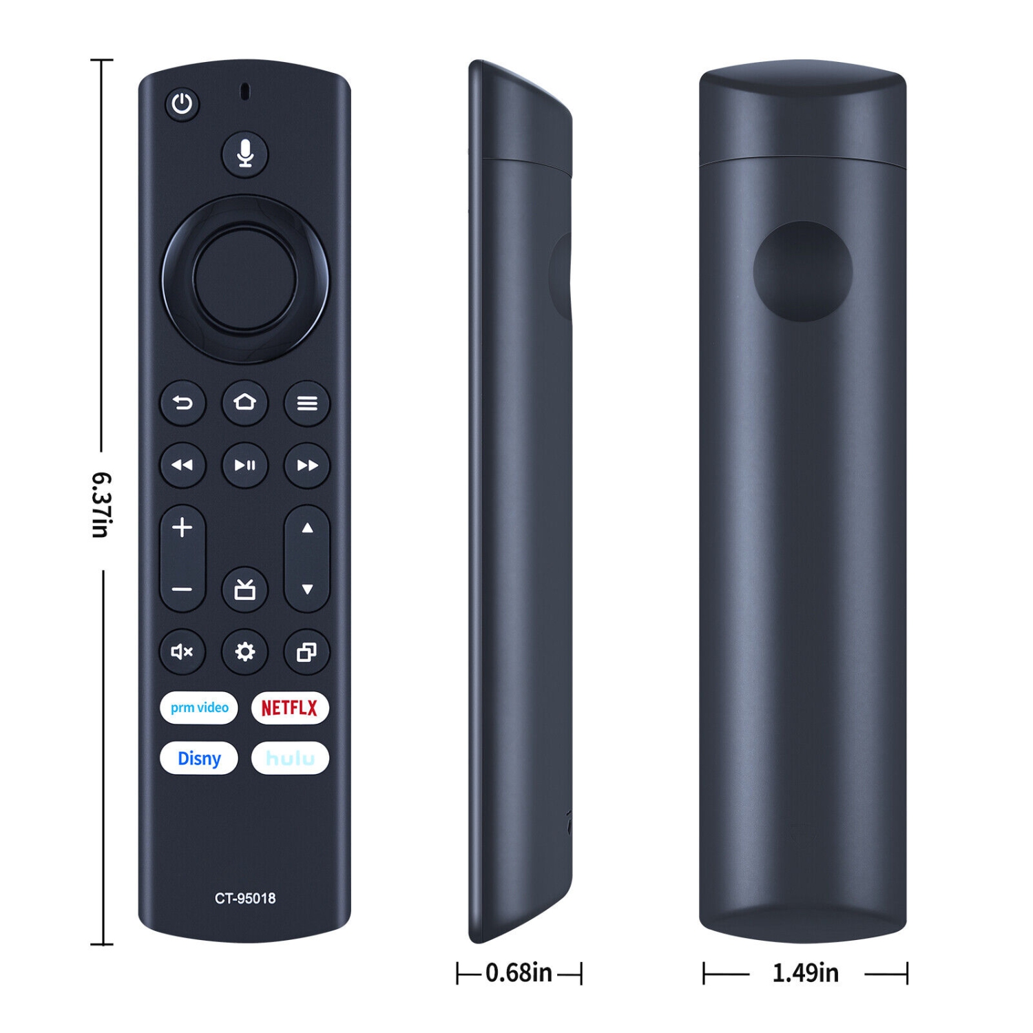 Nouveau remplacement CT-95018 pour la télécommande de téléviseur Voice Fire de Toshiba 50C350KU 65C350KU TF-50A1810U19