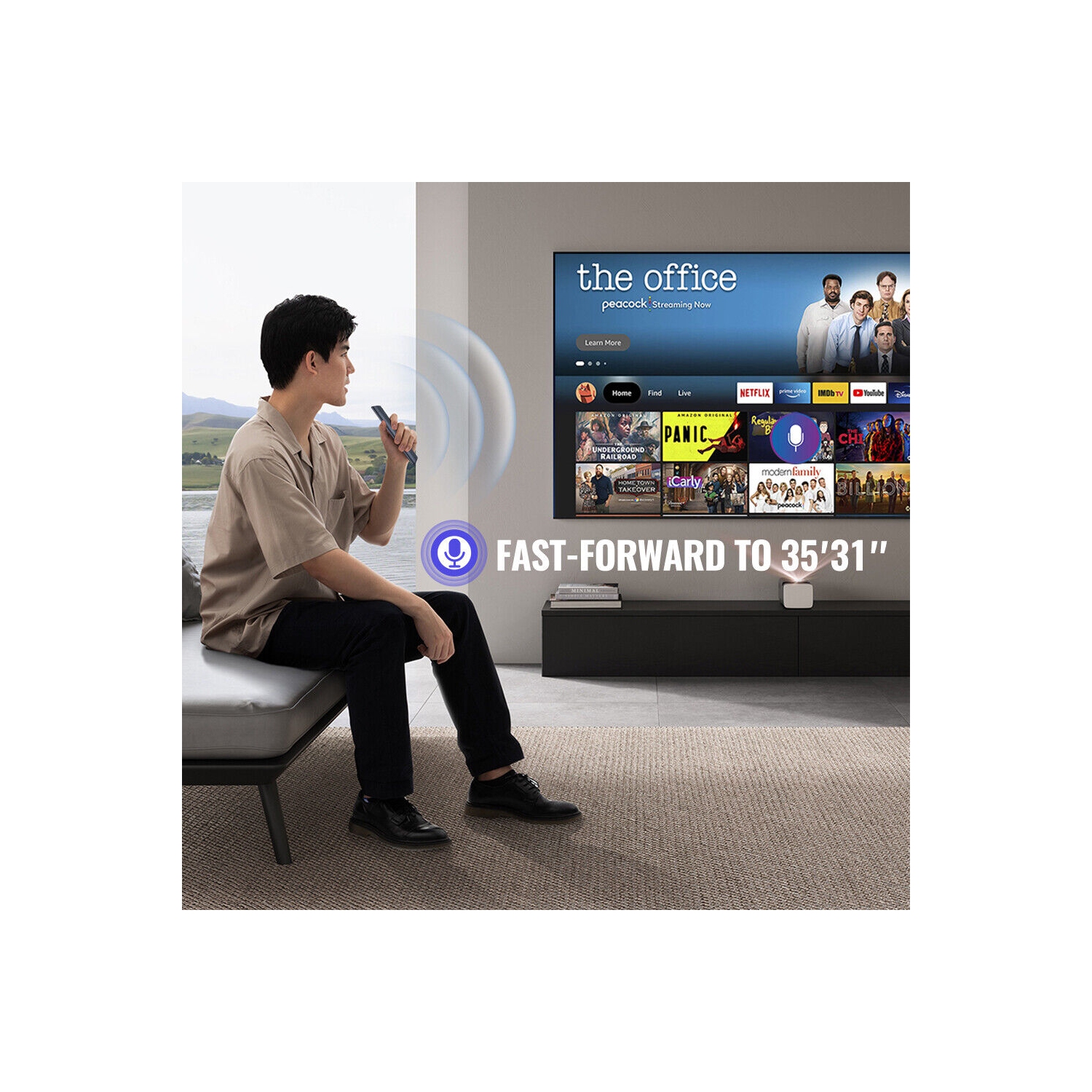 Nouveau remplacement CT-95018 pour la télécommande de téléviseur Voice Fire de Toshiba 50C350KU 65C350KU TF-50A1810U19