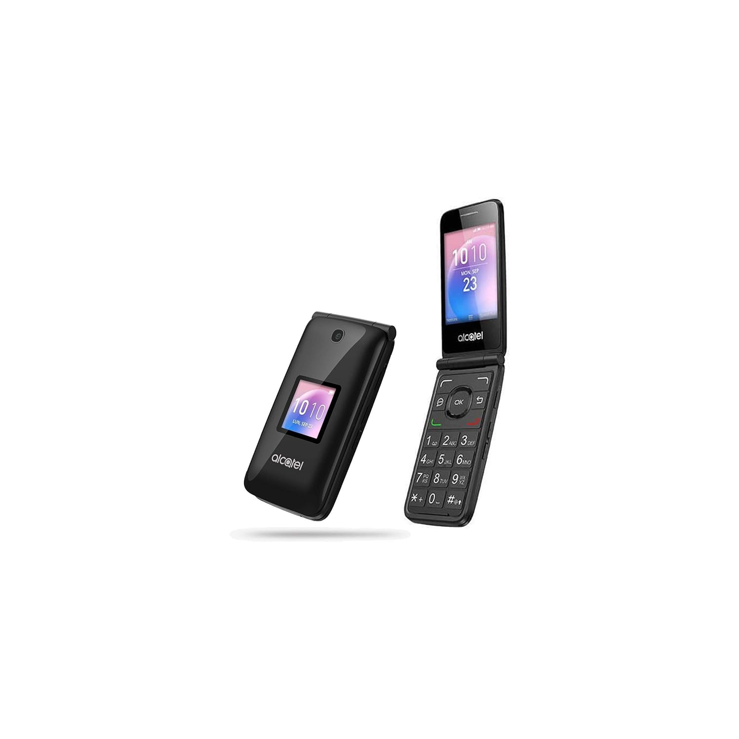 Alcatel GO FLIP 4044 Flip Phone for Seniors Big Buttons Easy to Use - Black - Open Box
