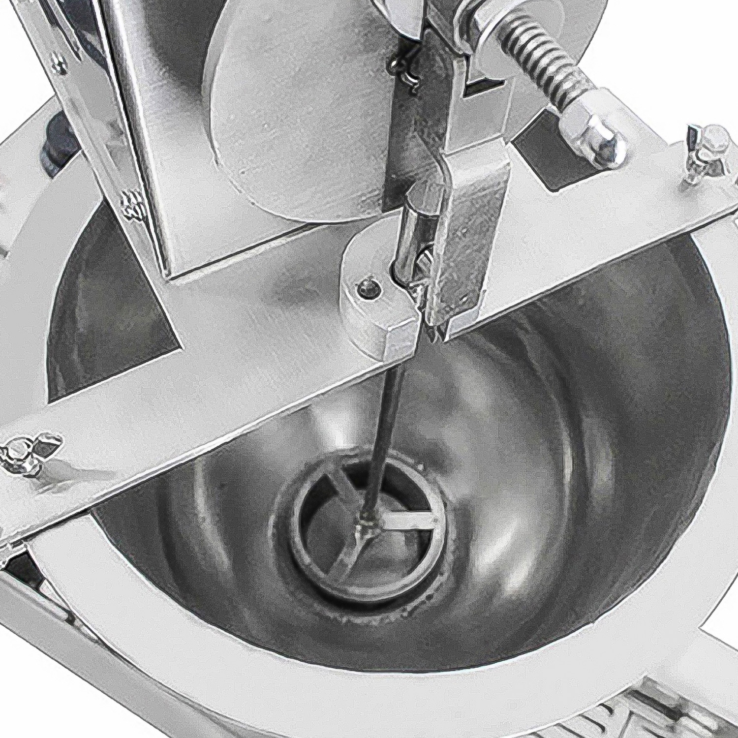 AP-02 Mini Donut Maker Commercial | Automatic Doughnut Machine | 3 Nozzles Set | Stainless Steel | 110V