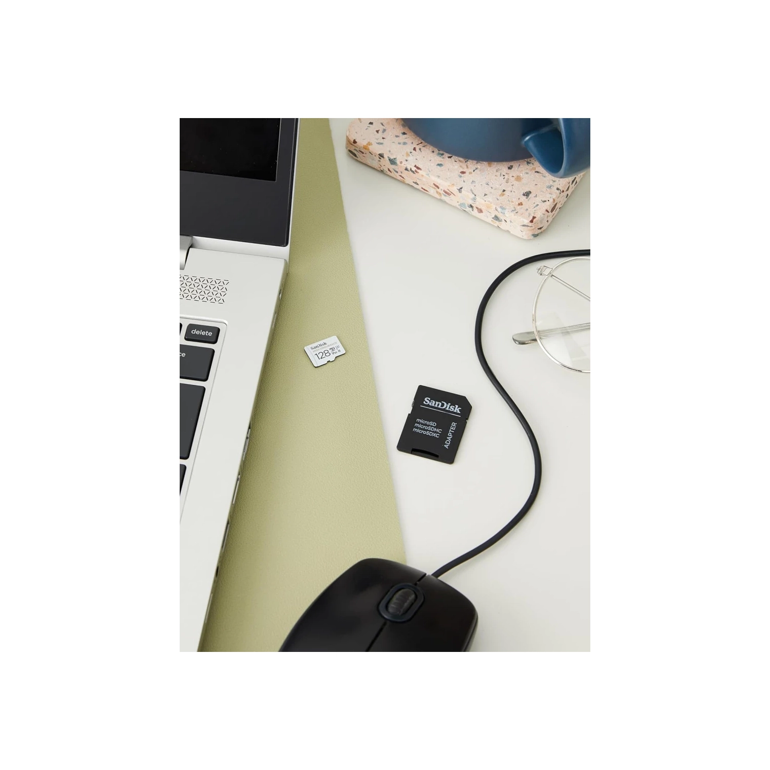 The SanDisk 128GB High Endurance Video microSDXC Card is built to withstand up to 20,000 hours of continuous recording, making it ideal for dash cams