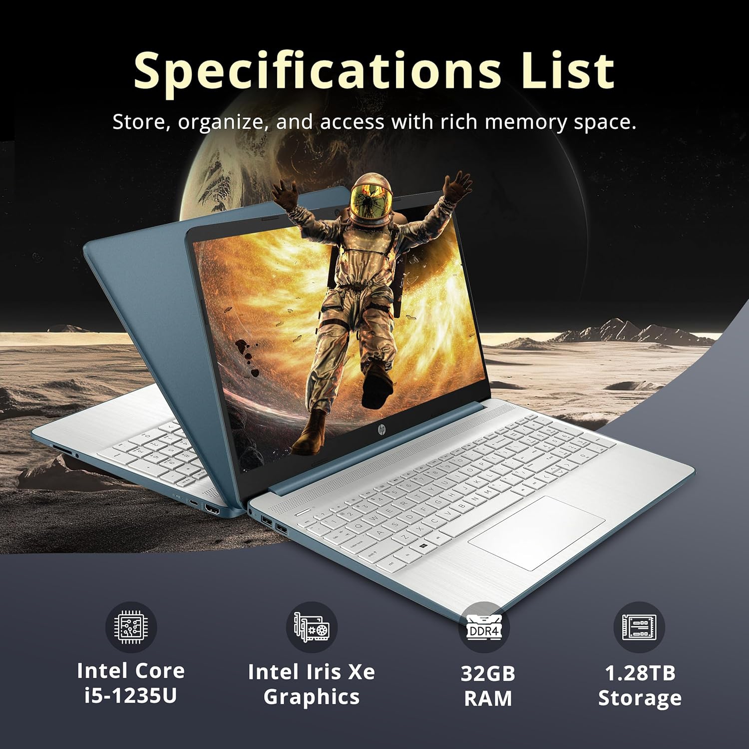 Windowsノート本体 HP i5-1235U/8G/SSD256G/Win11/OFFICE2021 HP 15.6