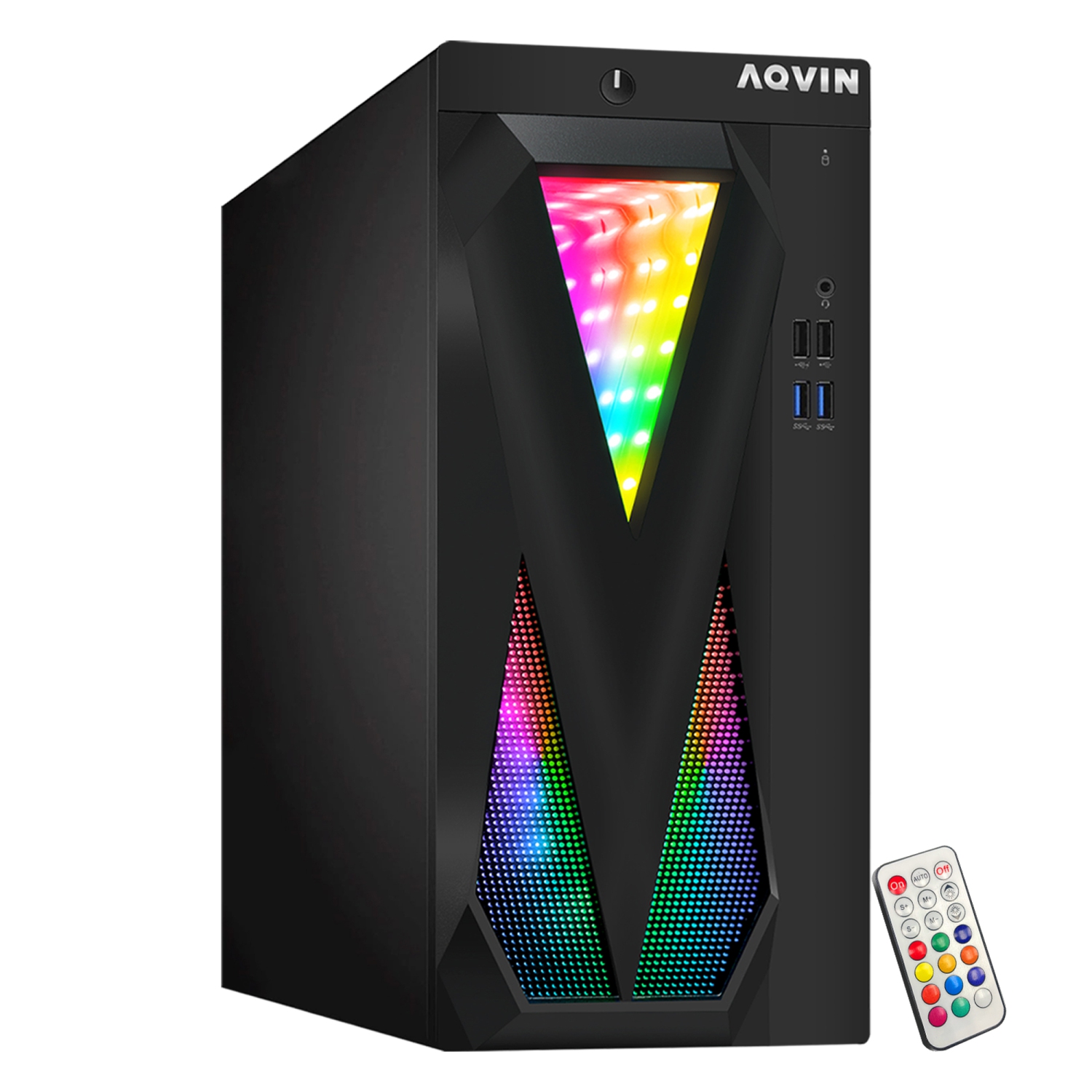 Refurbished (Excellent)- InfinityLite RGB Gaming PC Desktop Intel Core i7 Processor up to 4.60GHz 32GB RAM 1TB SSD GeForce RTX 3050 GDDR6 HDMI Windows 11 Pro Wifi - 1 Year Warranty