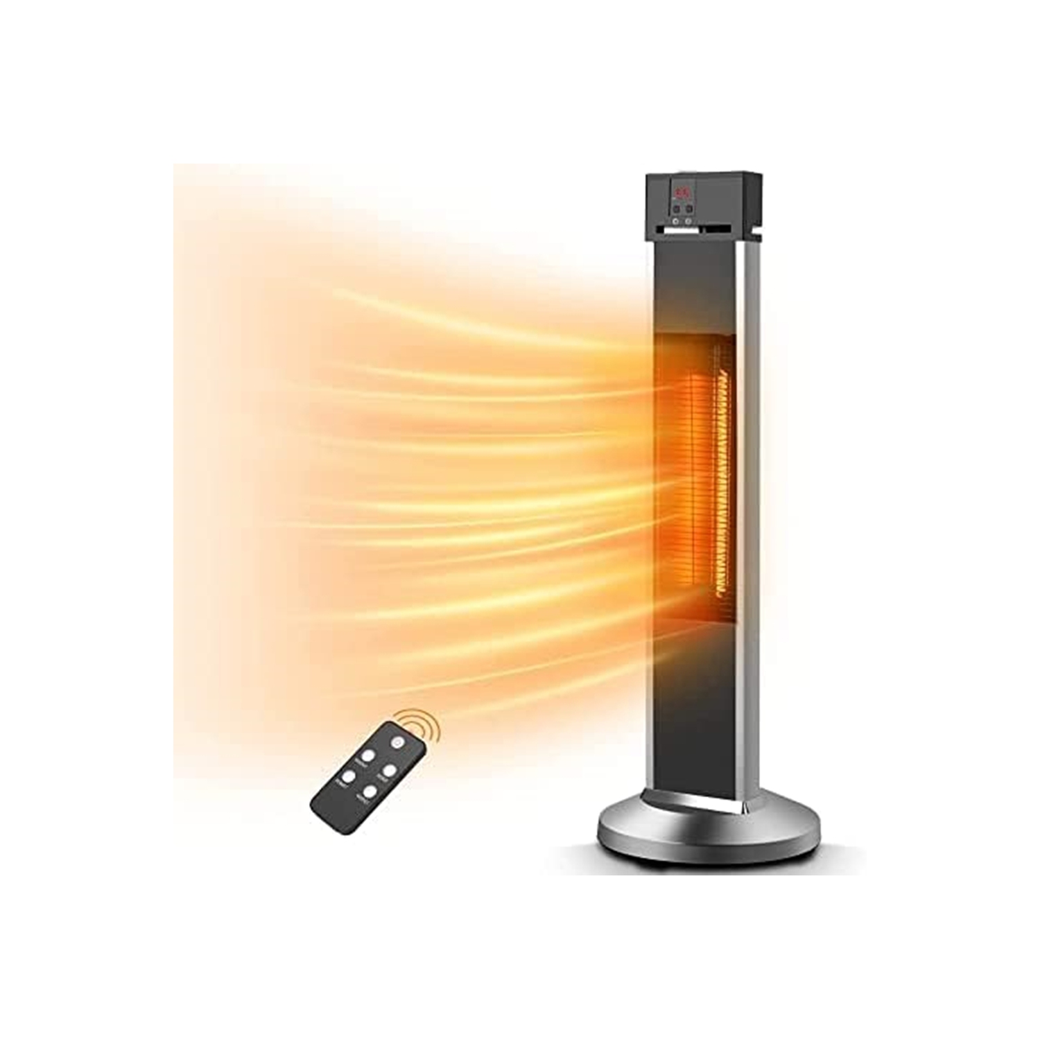 Chaufferette infrarouge Hygge Tower 1500&nbsp;W de Nordic avec 3 modes et fonctionnement très silencieux