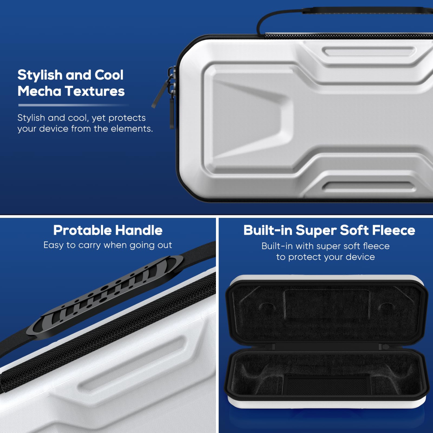 Étui de transport pour PlayStation Portal, sac de transport rigide portatif pour Portail PS5, étui de transport protection complète accessoires pour