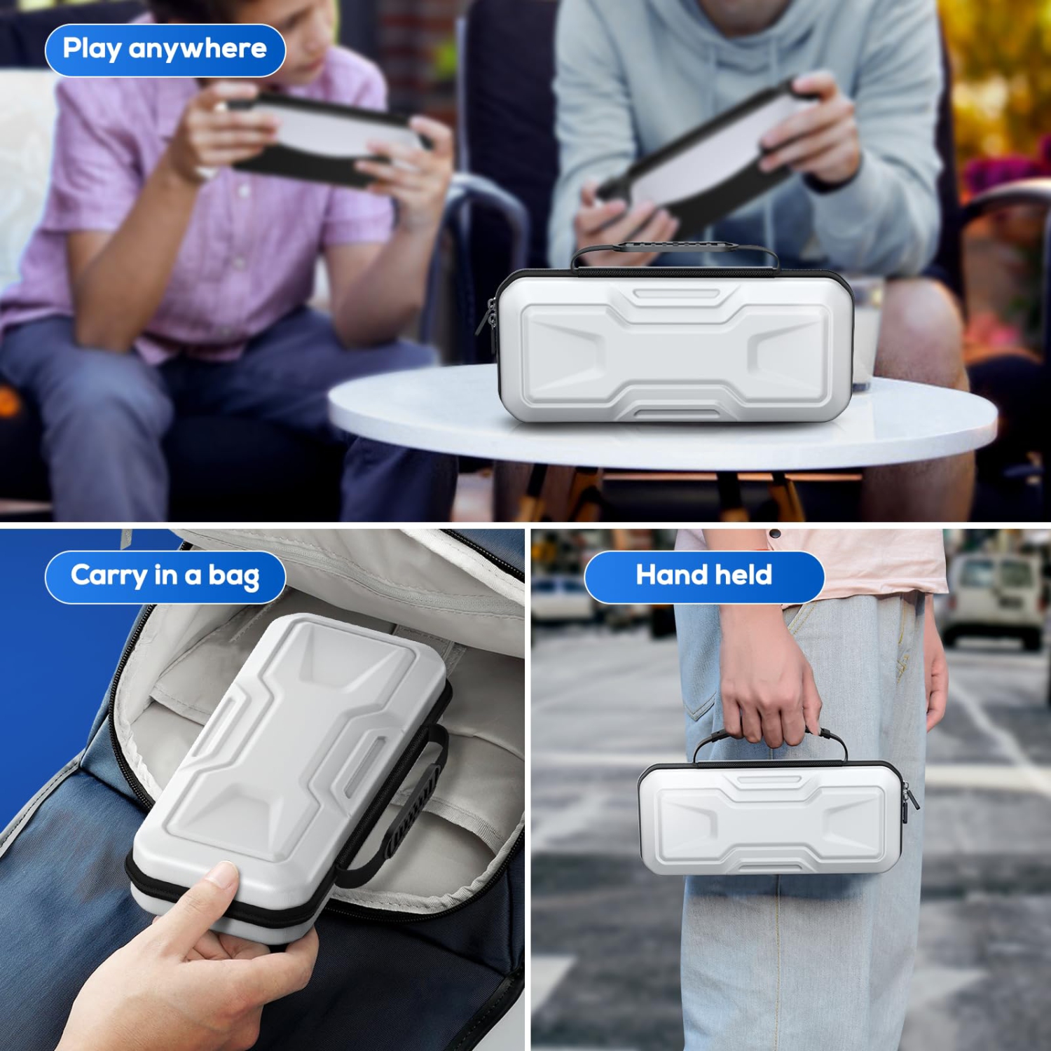 Étui de transport pour PlayStation Portal, sac de transport rigide portatif pour Portail PS5, étui de transport protection complète accessoires pour
