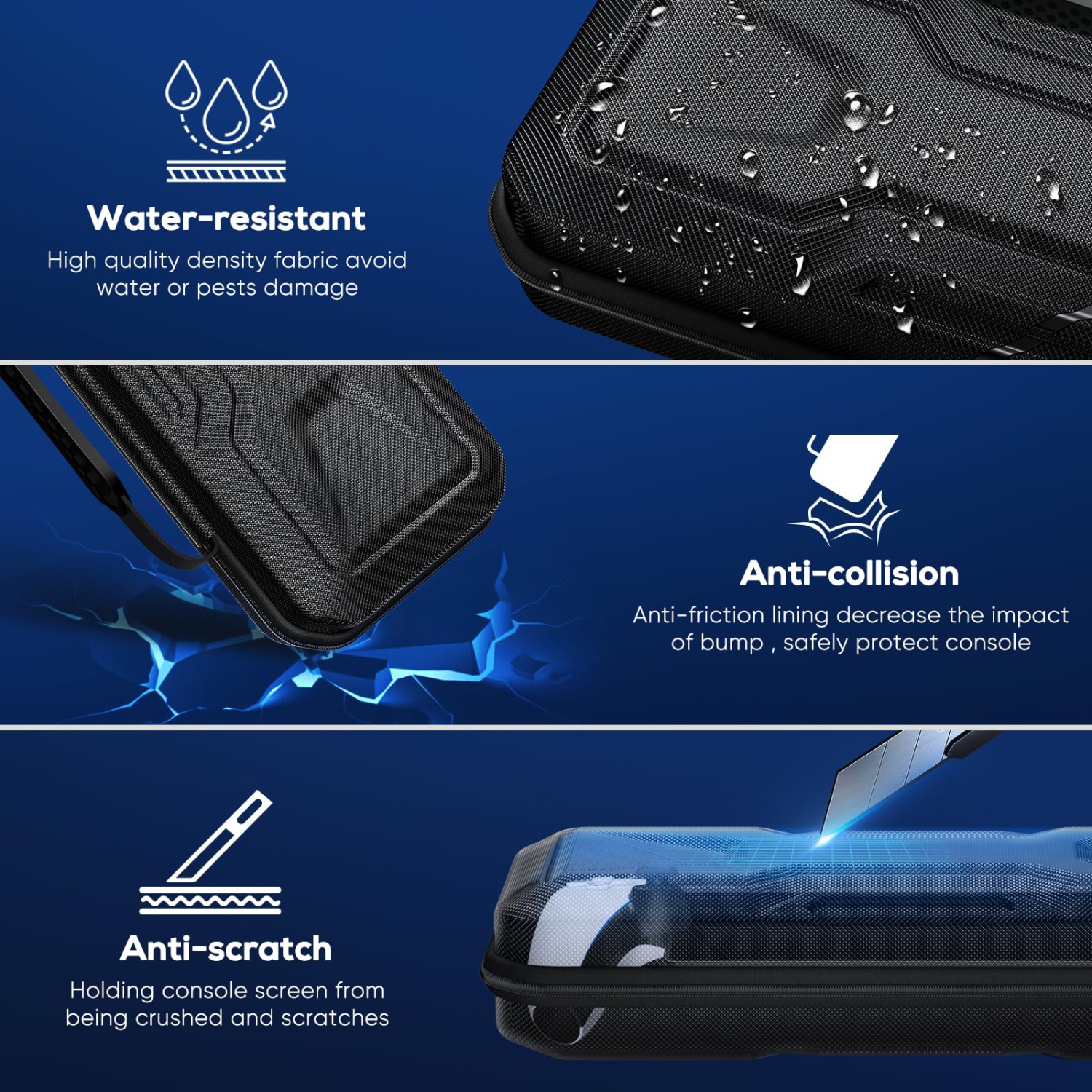 Étui de transport pour PlayStation Portal, sac de transport rigide portatif pour Portail PS5, étui de transport protection complète accessoires pour