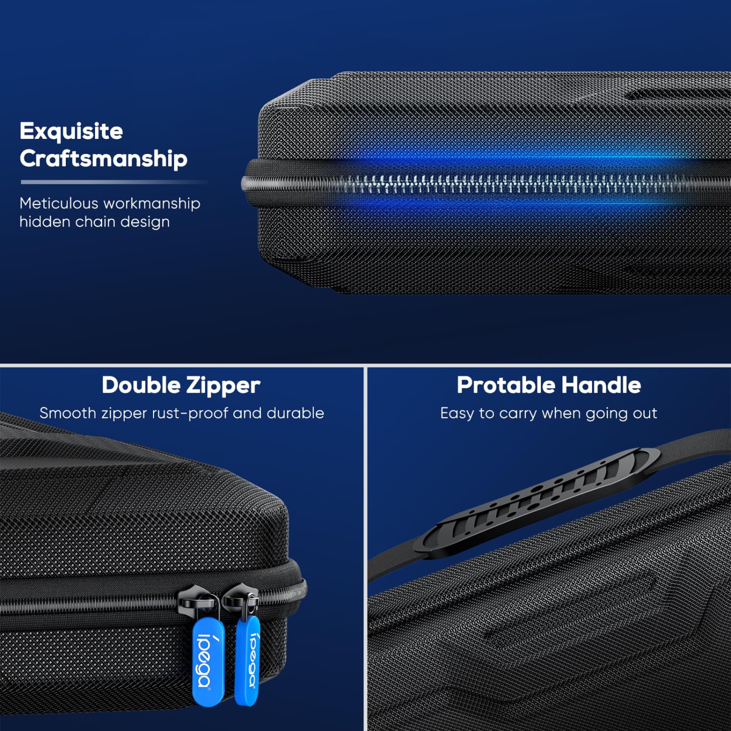 Étui de transport pour PlayStation Portal, sac de transport rigide portatif pour Portail PS5, étui de transport protection complète accessoires pour