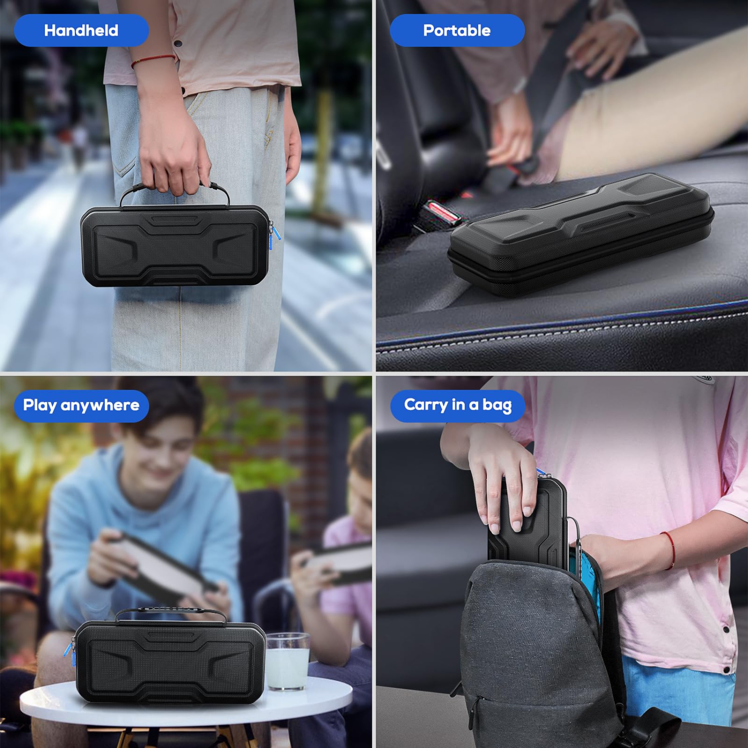 Étui de transport pour PlayStation Portal, sac de transport rigide portatif pour Portail PS5, étui de transport protection complète accessoires pour