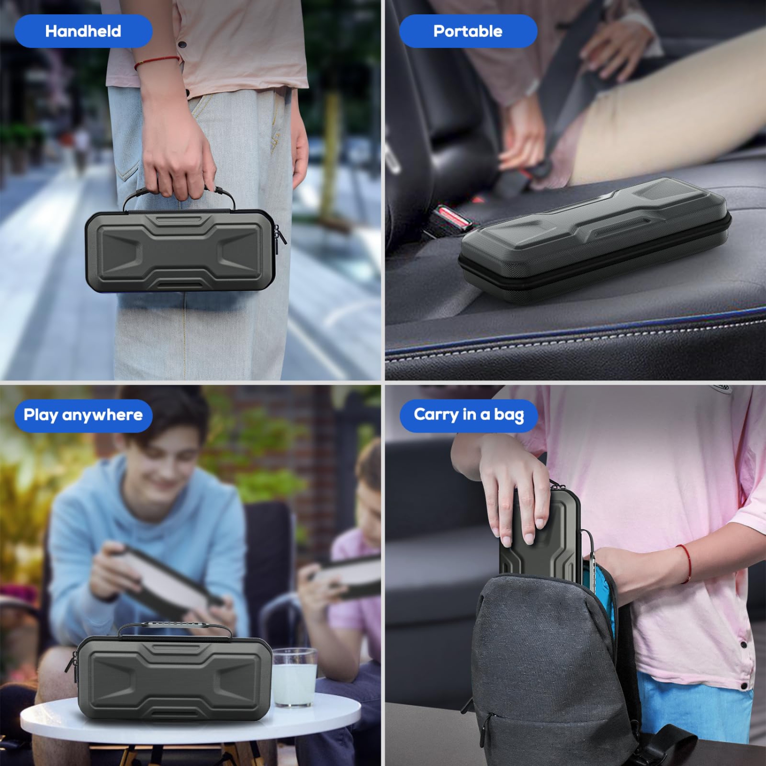 Étui de transport pour portail PlayStation, sac à main rigide de voyage portatif pour portail PS5, étui de protection complète pour portail
