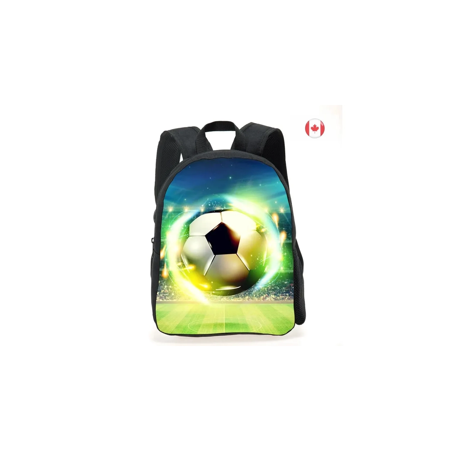 Sac à dos à motif mignon – Sac à dos de soccer scolaire pour enfants, filles et garçons