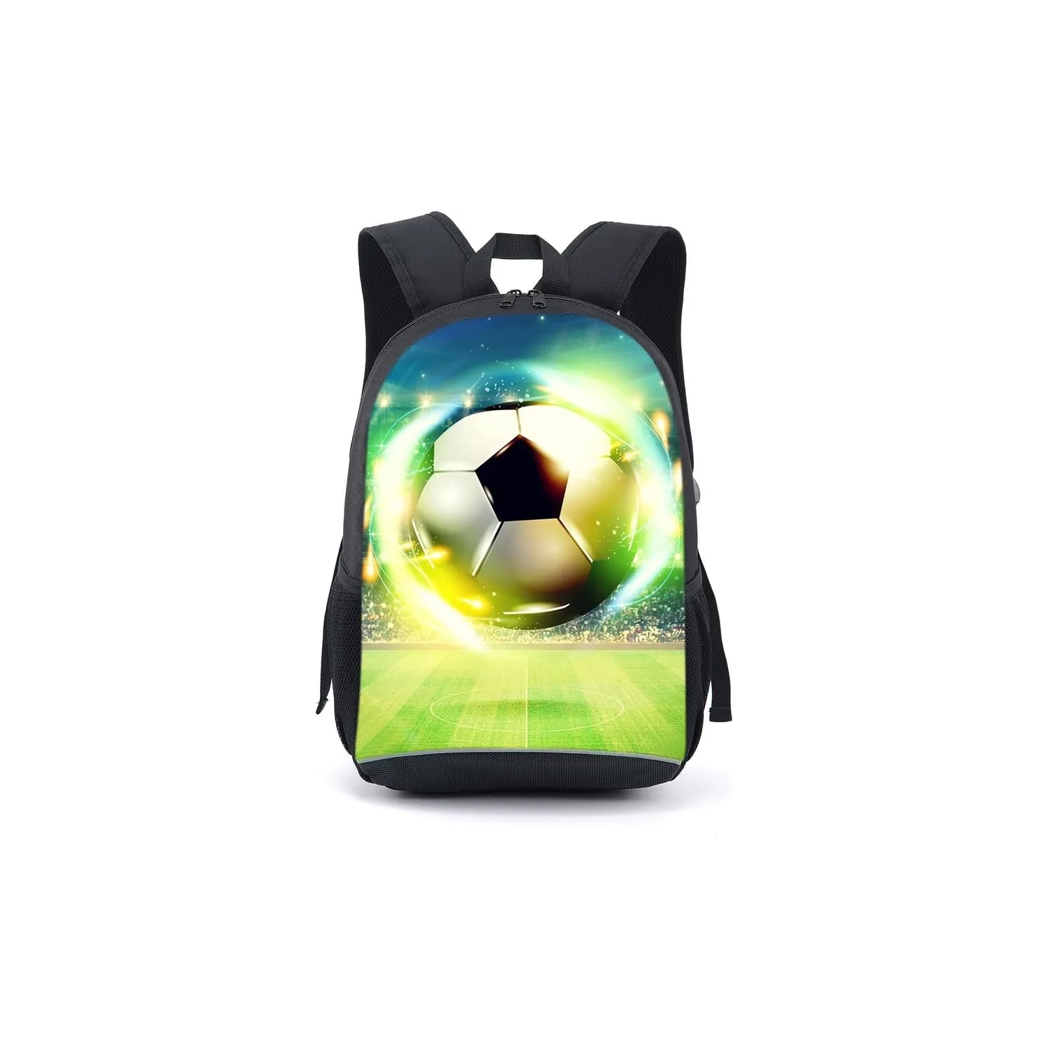 Sac à dos à motif mignon – Sac à dos de soccer scolaire pour enfants, filles et garçons
