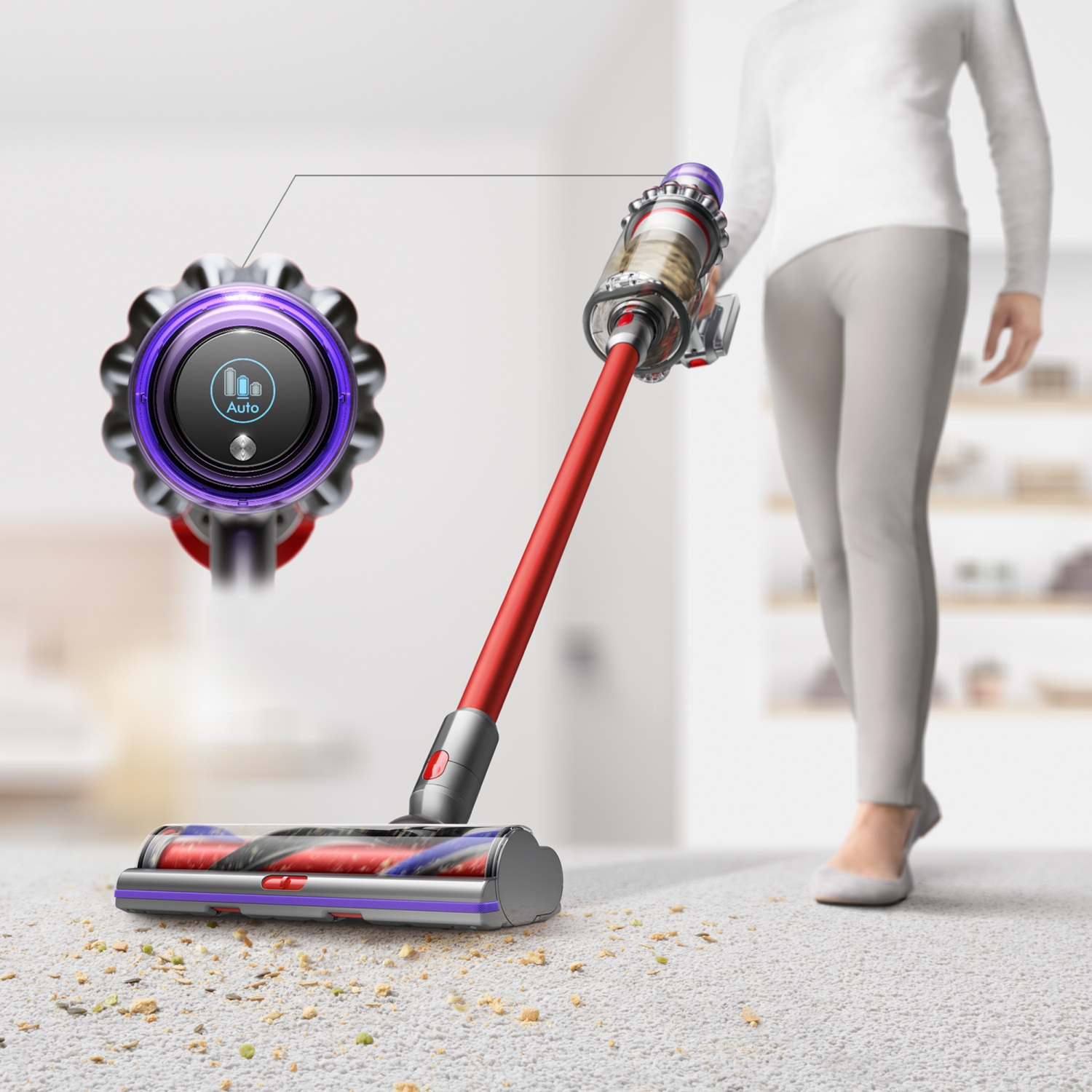 Refurbished - Dyson Official Outlet - Dyson Outsize + Cordless Stick Vacuum Cleaner