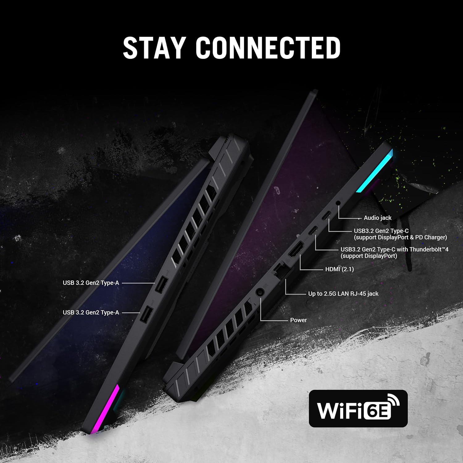 ASUS ROG Strix G16 ordinateur de jeu, écran 165 Hz HD intégrale 16:10 de 16 po, NVIDIA® GeForce RTX™ 4060, Intel Core i7-13650HX, 64 Go