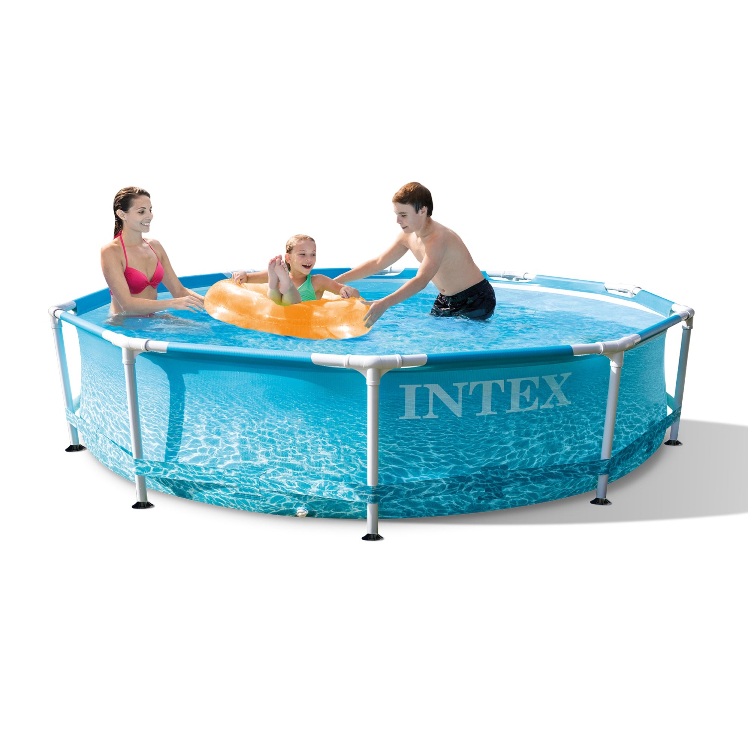 Piscine de 28207EH 10 pi x 30 po avec cadre en acier et pompe à filtre d'Intex