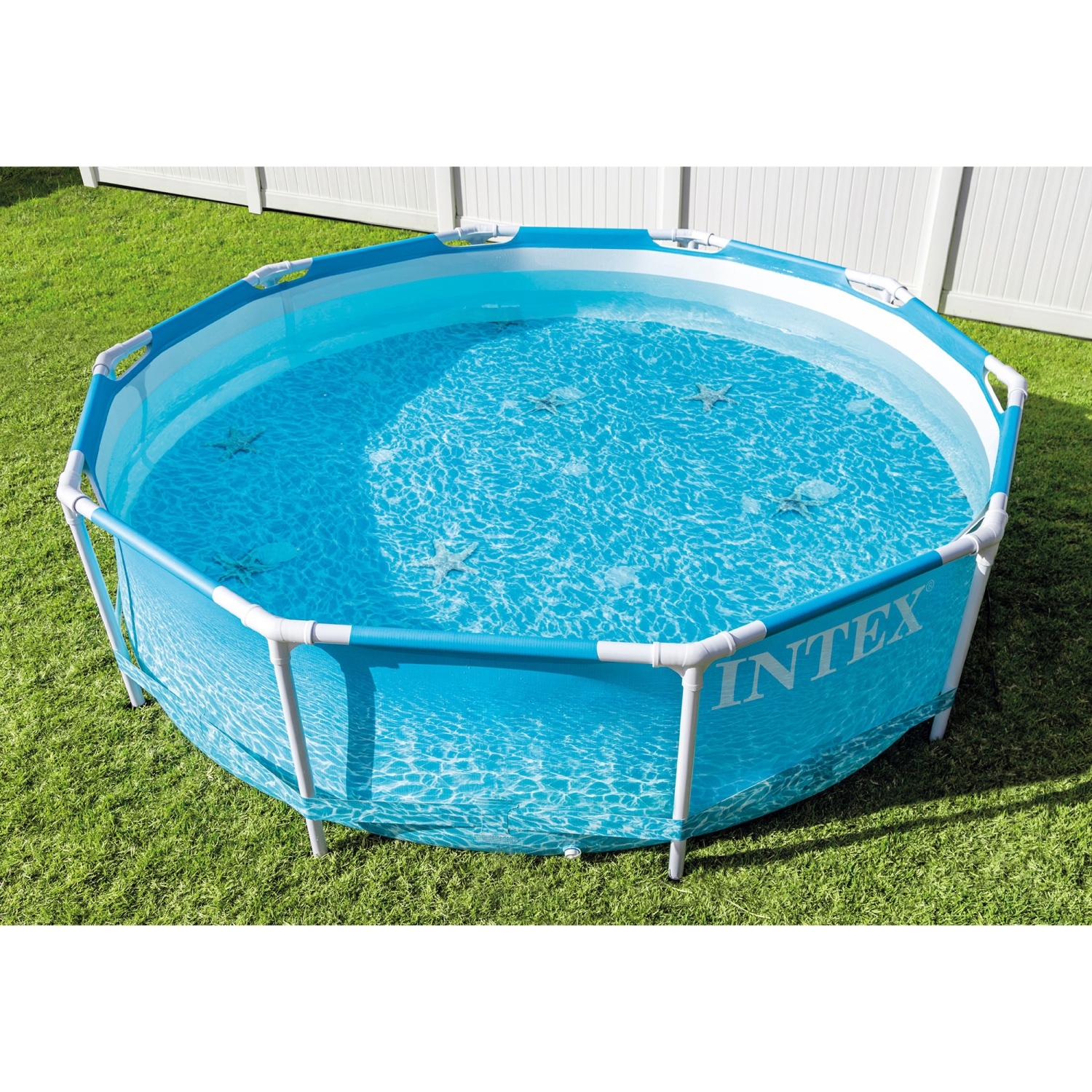 Piscine de 28207EH 10 pi x 30 po avec cadre en acier et pompe à filtre d'Intex