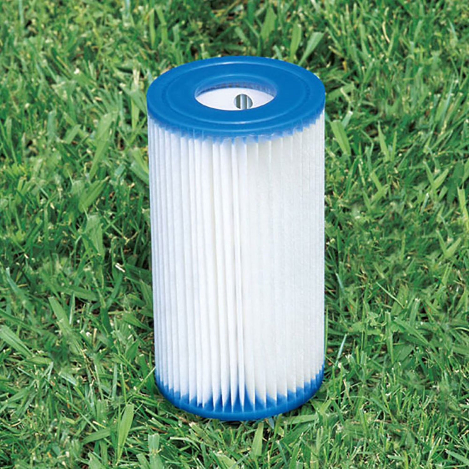 Intex 12' x 30" Metal Frame Round Swimming Pool w/ Filter Pump & 13' Pool Cover