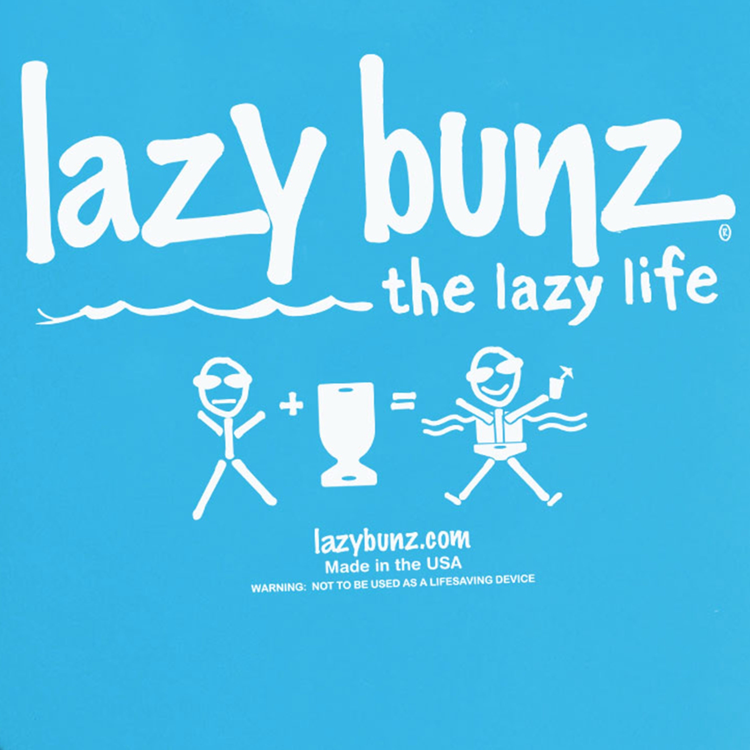 TRC Recreation Lazy Bunz – selle flottante pour piscine, bleu marine