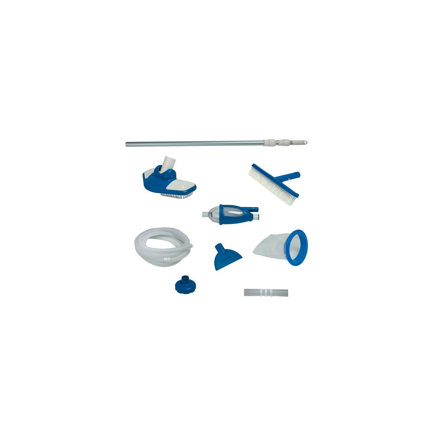 Intex 12' x 30" Metal Frame Swimming Pool w/ Filter Pump & Pool Maintenance Kit