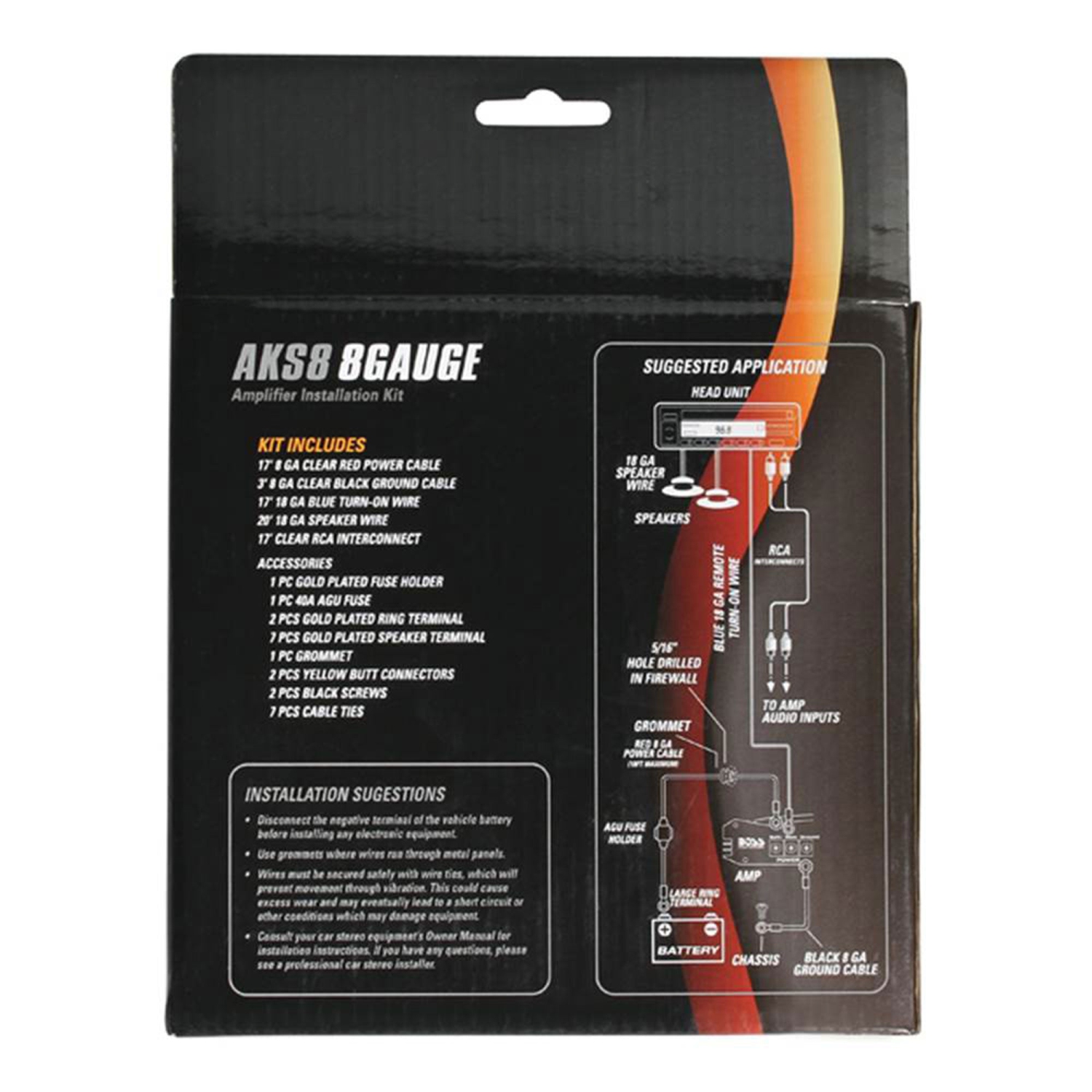 Amplificateur stéréo pour l'auto PX-1000 de Crunch avec haut-parleurs à 2 3 voies et trousse de câblage Soundstorm