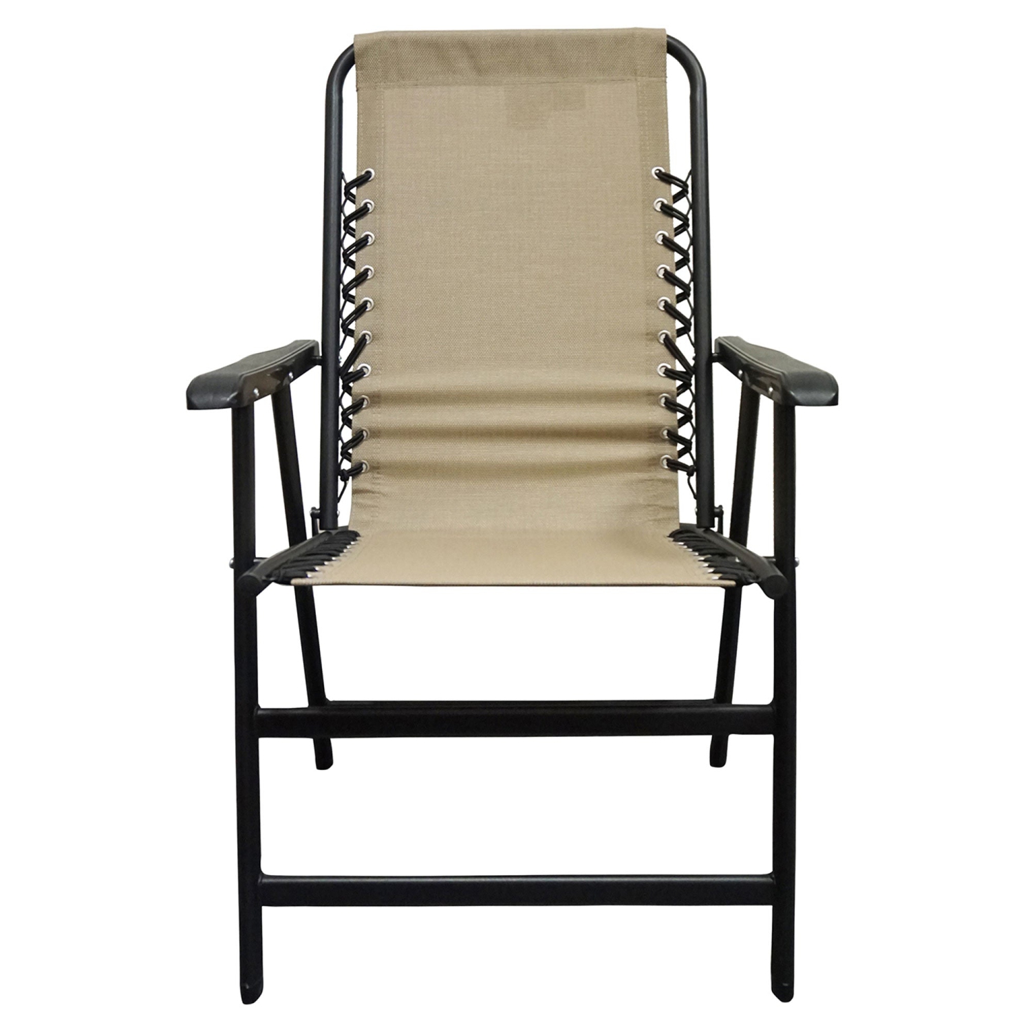 Caravan Canopy – Chaise de sport pliable portative avec suspension Infinity, standard, beige