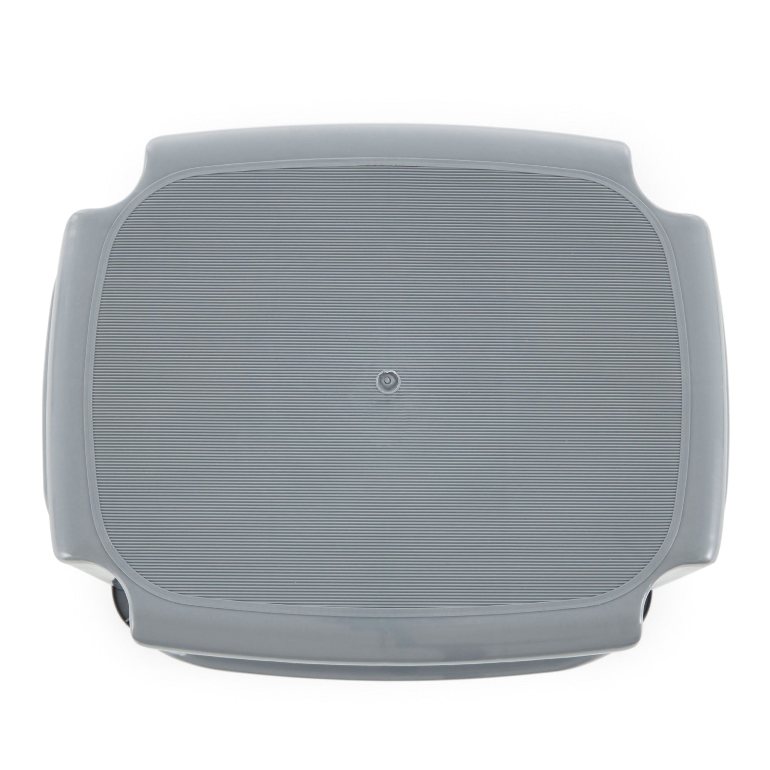 Tabouret de cuisine/maison portatif Gracious Living en plastique, 1 marches, 9,5 po, gris