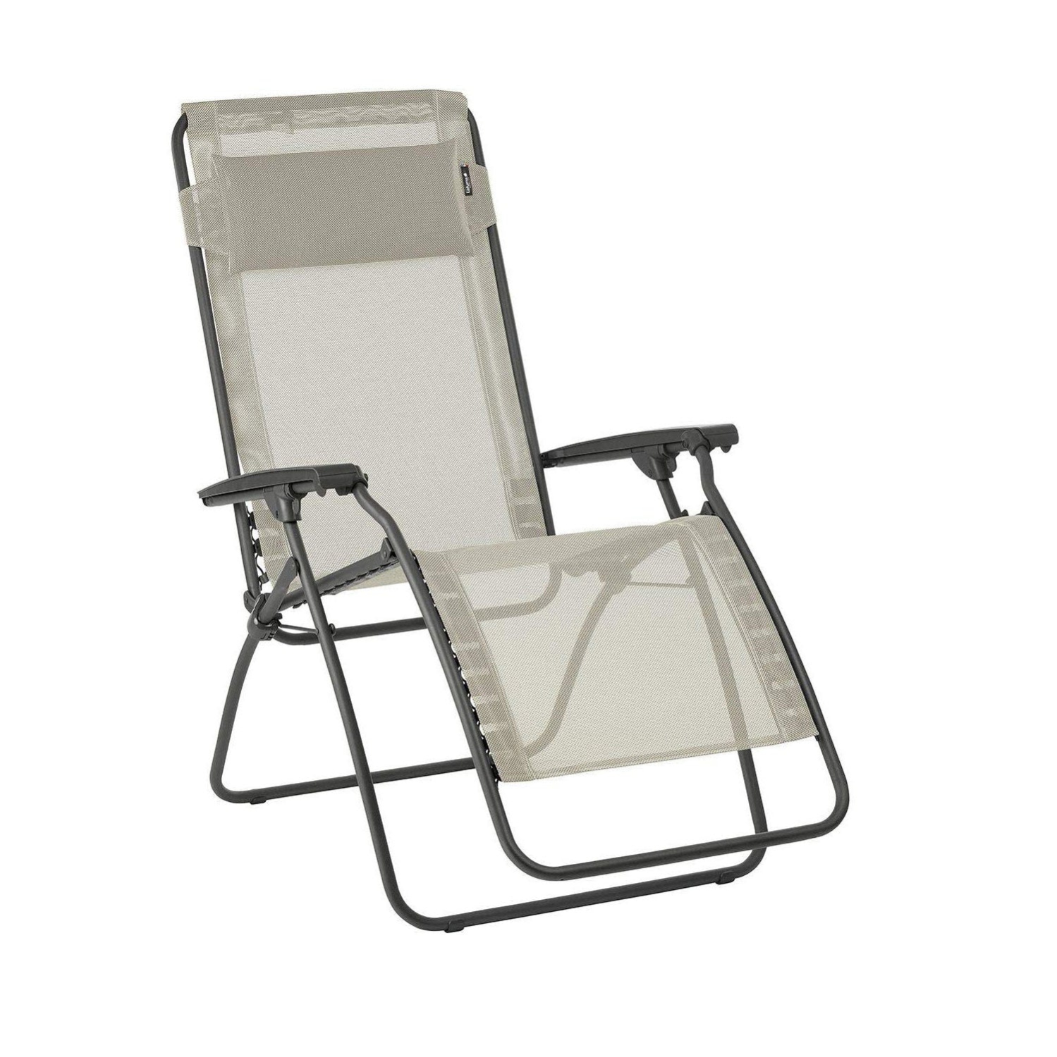 Lafuma – Fauteuil long inclinable extérieur à inclinaison droite en Batyline ISO relaxation 0 Gravity, saisir