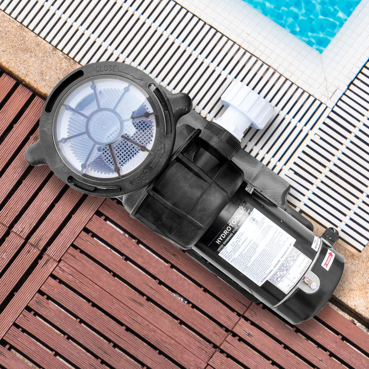 Pompe à décharge horizontale HydromTools 0,75&nbsp;HP de 3720 gal/h 3450&nbsp;tr/min de Swimline