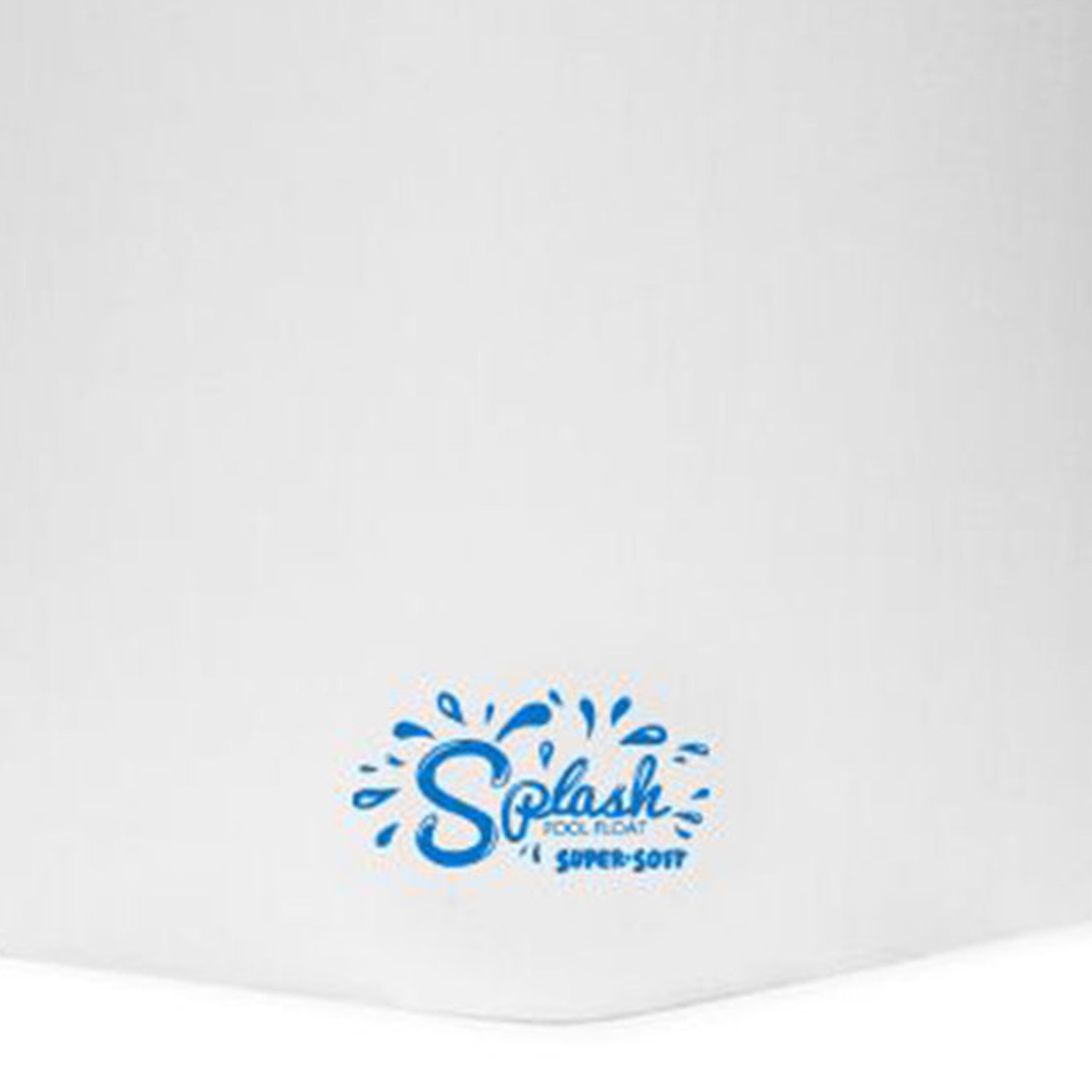 TRC – Tapis flottant de piscine en mousse épais Splash, 1,25 po, blanc